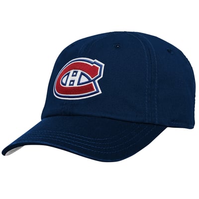 Infant Montreal Canadiens  Outerstuff Navy Contrast Logo Slouch Hat