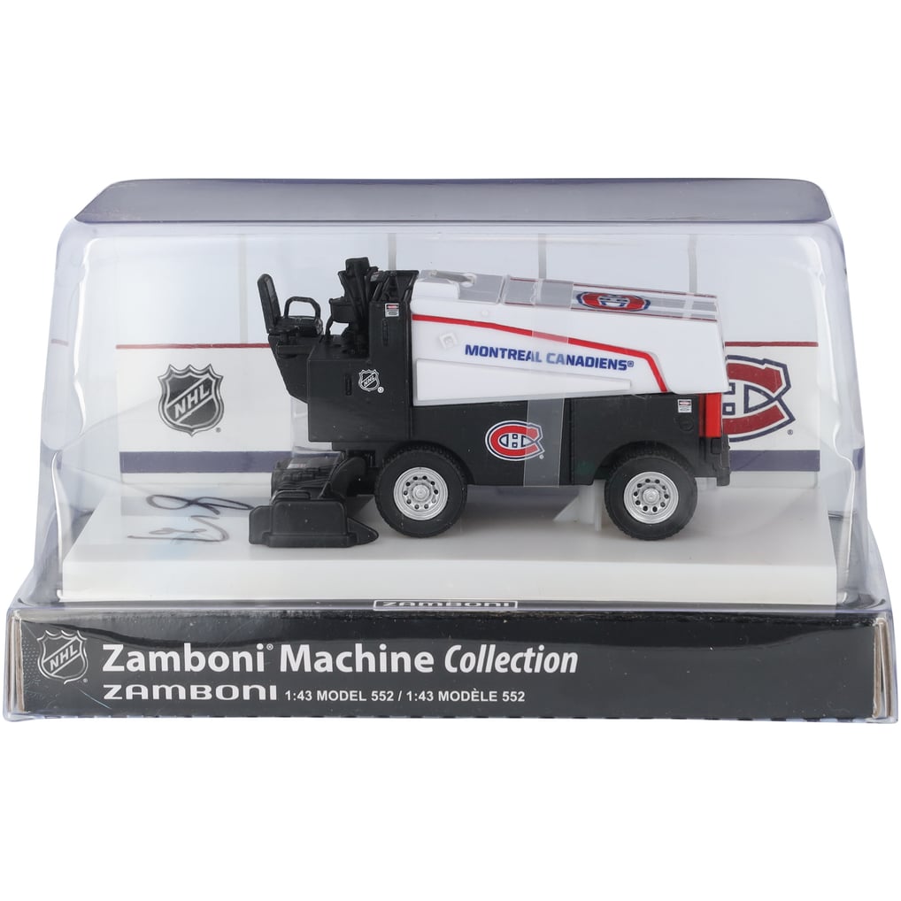 Juraj Slafkovsky Canadiens de Montréal Fanatics autographiés Authentique Zamboni moulé sous pression à l'échelle 1:43