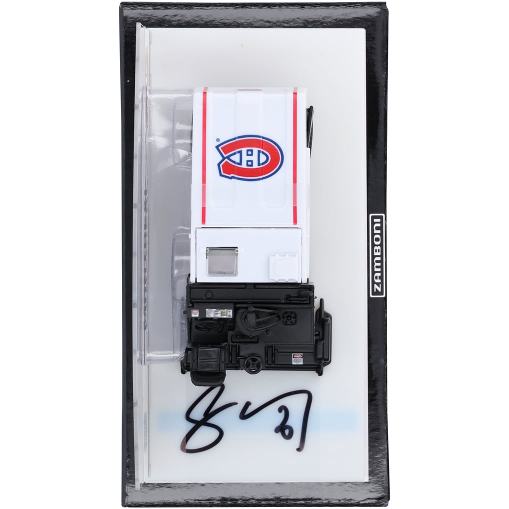 Juraj Slafkovsky Canadiens de Montréal Fanatics autographiés Authentique Zamboni moulé sous pression à l'échelle 1:43