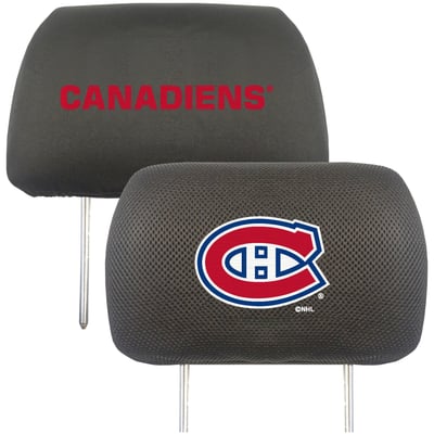 Montreal Canadiens Logo Brands Car Head Rest Cover