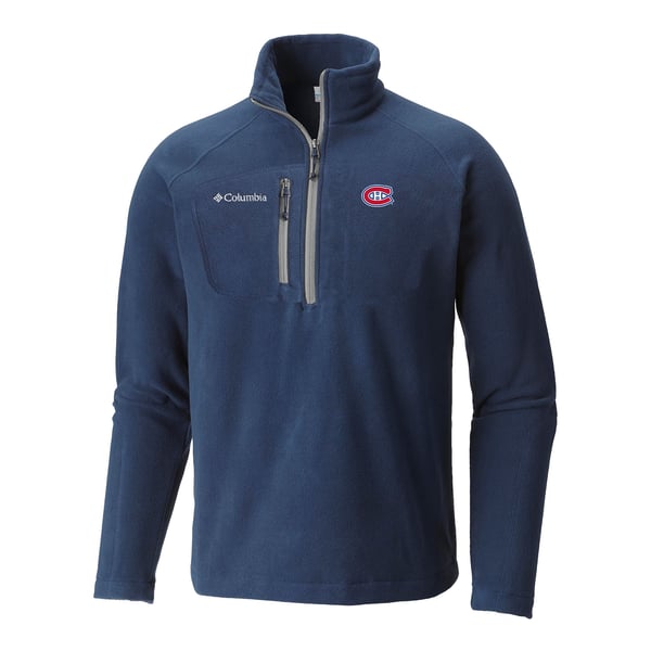 Montreal Canadiens Columbia Fast Trek III Raglan Half-Zip Fleece 