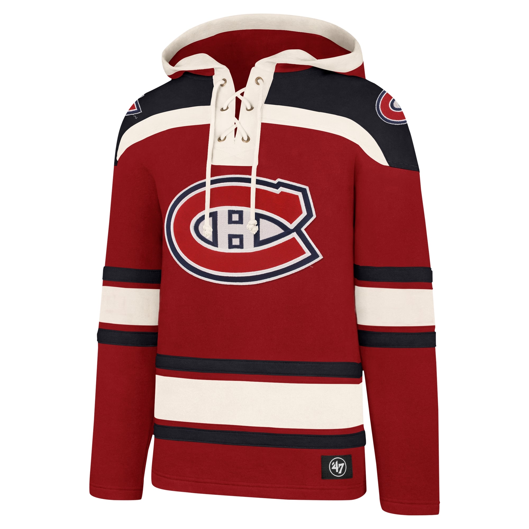 Sweat à capuche Superior Lacer rouge '47 des Canadiens de Montréal pour homme