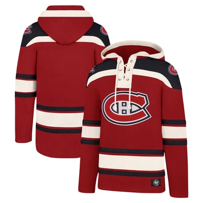  Montreal Canadiens '47 Superior Lacer Hoodie - Red