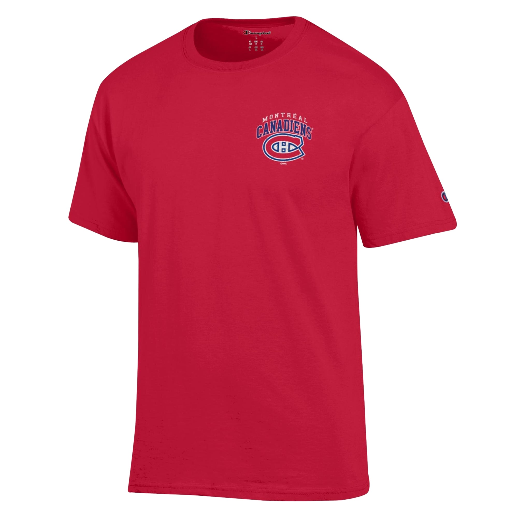 Men's Champion  Red Montreal Canadiens Stick With It Jersey T-Shirt