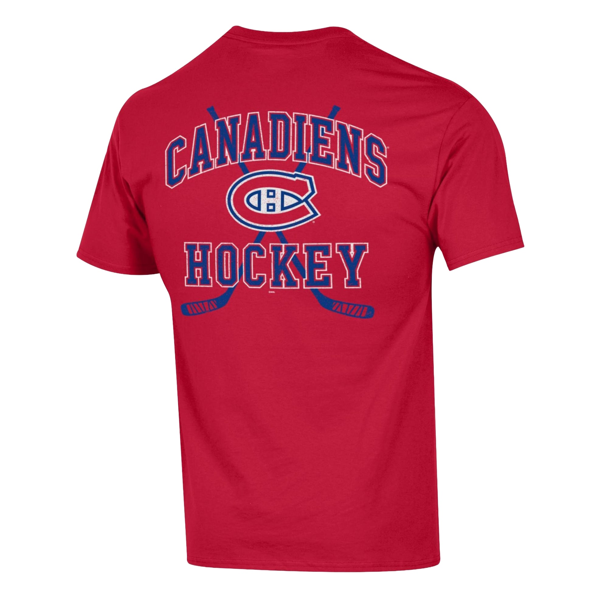 Men's Champion  Red Montreal Canadiens Stick With It Jersey T-Shirt