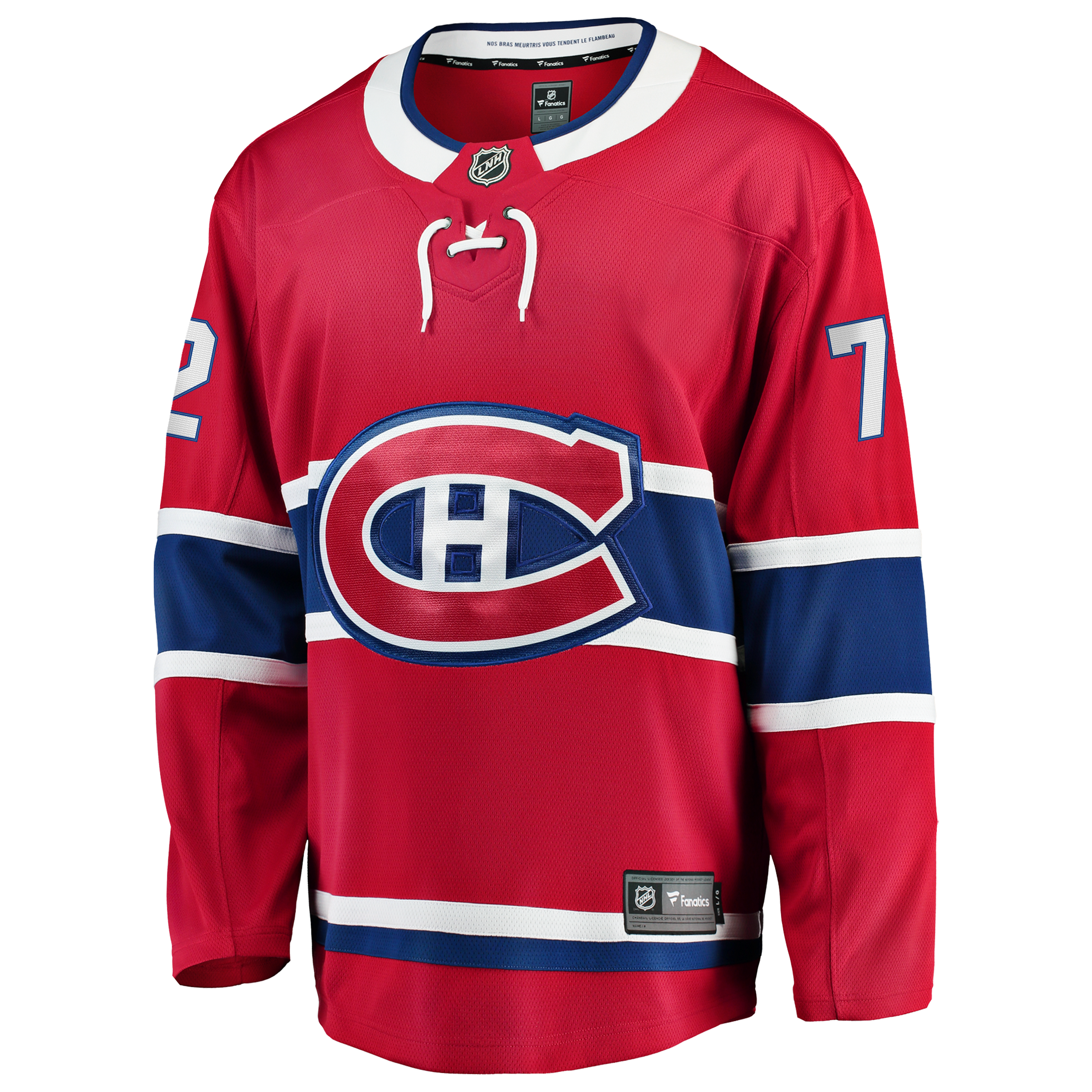 Maillot domicile rouge Breakaway Arber Xhekaj des Canadiens de Montréal pour homme (Fanatics)