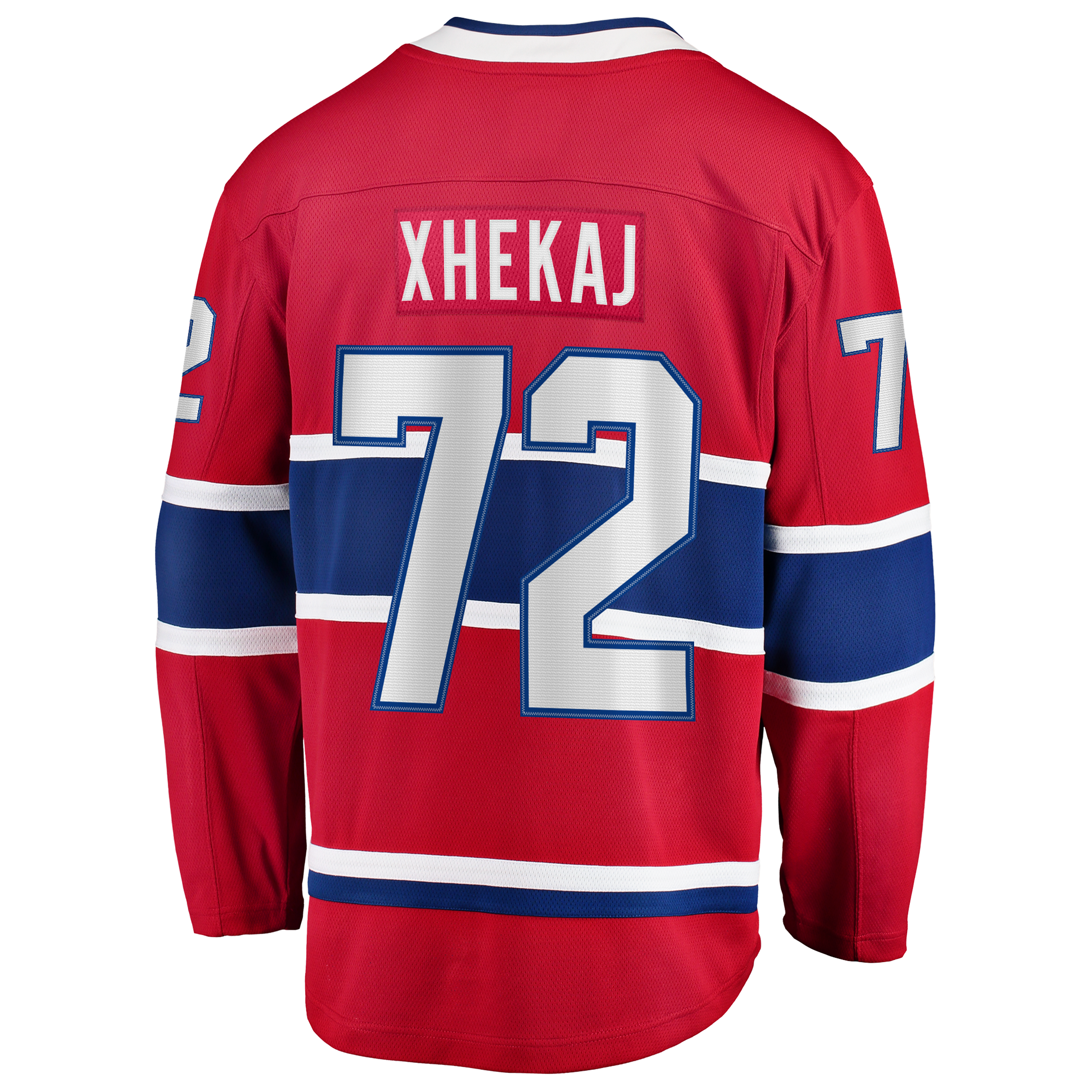 Maillot domicile rouge Breakaway Arber Xhekaj des Canadiens de Montréal pour homme (Fanatics)