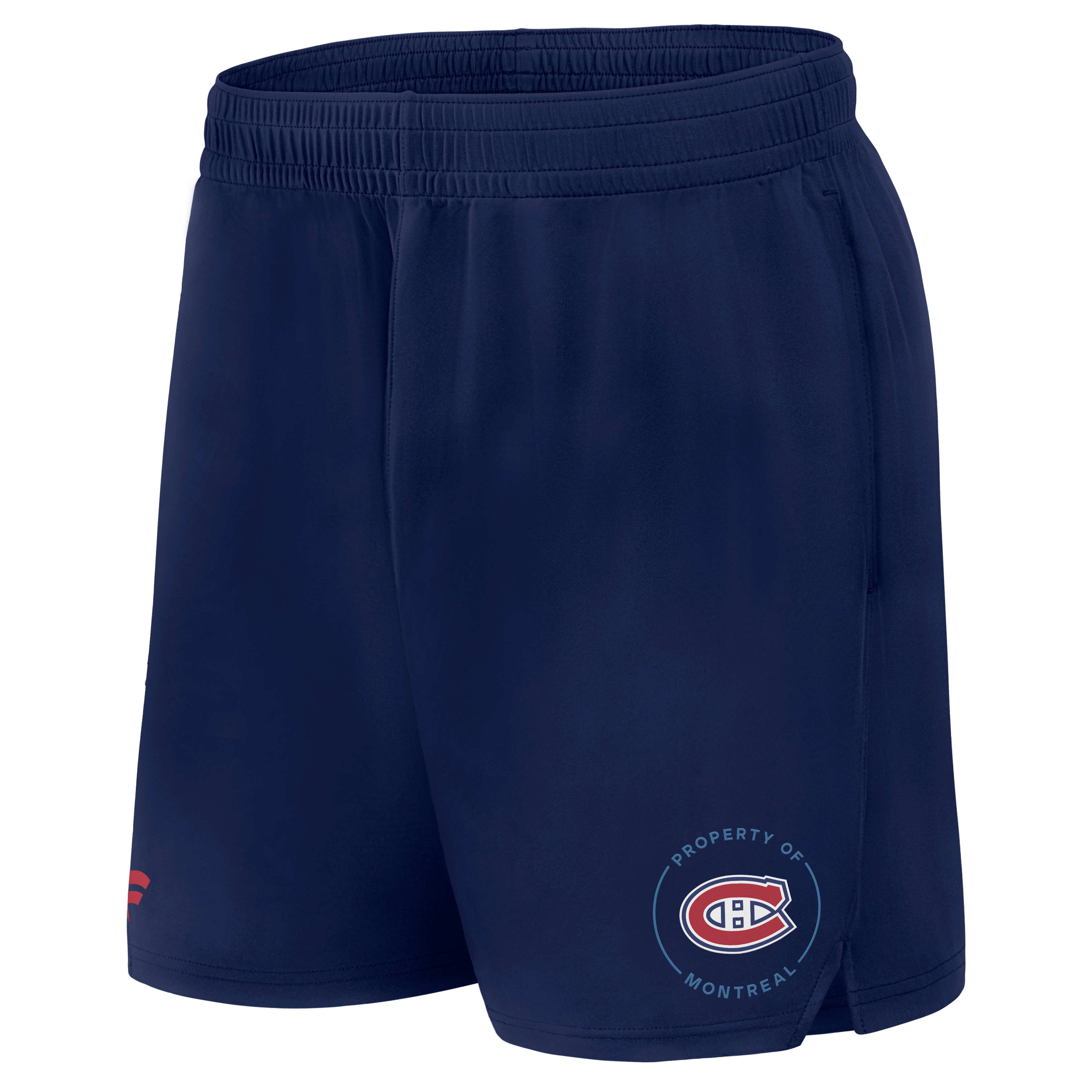 Men's Fanatics Athletic Navy Montreal Canadiens Authentic Pro Train Training Shorts
