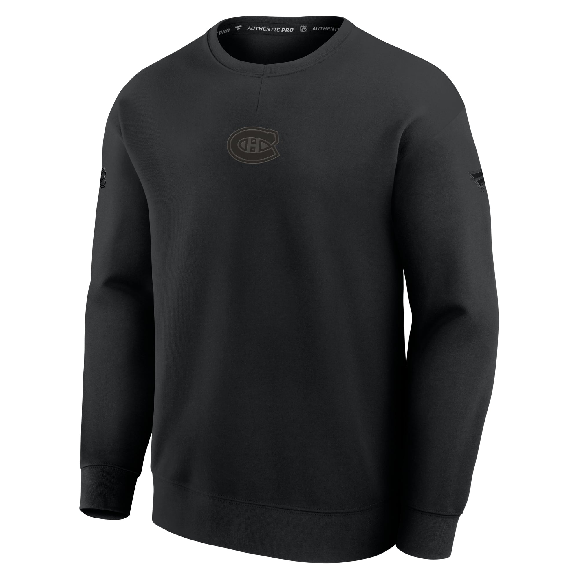 Sweat-shirt tri-mélange authentique Pro Road des Canadiens de Montréal pour homme, noir, Fanatics