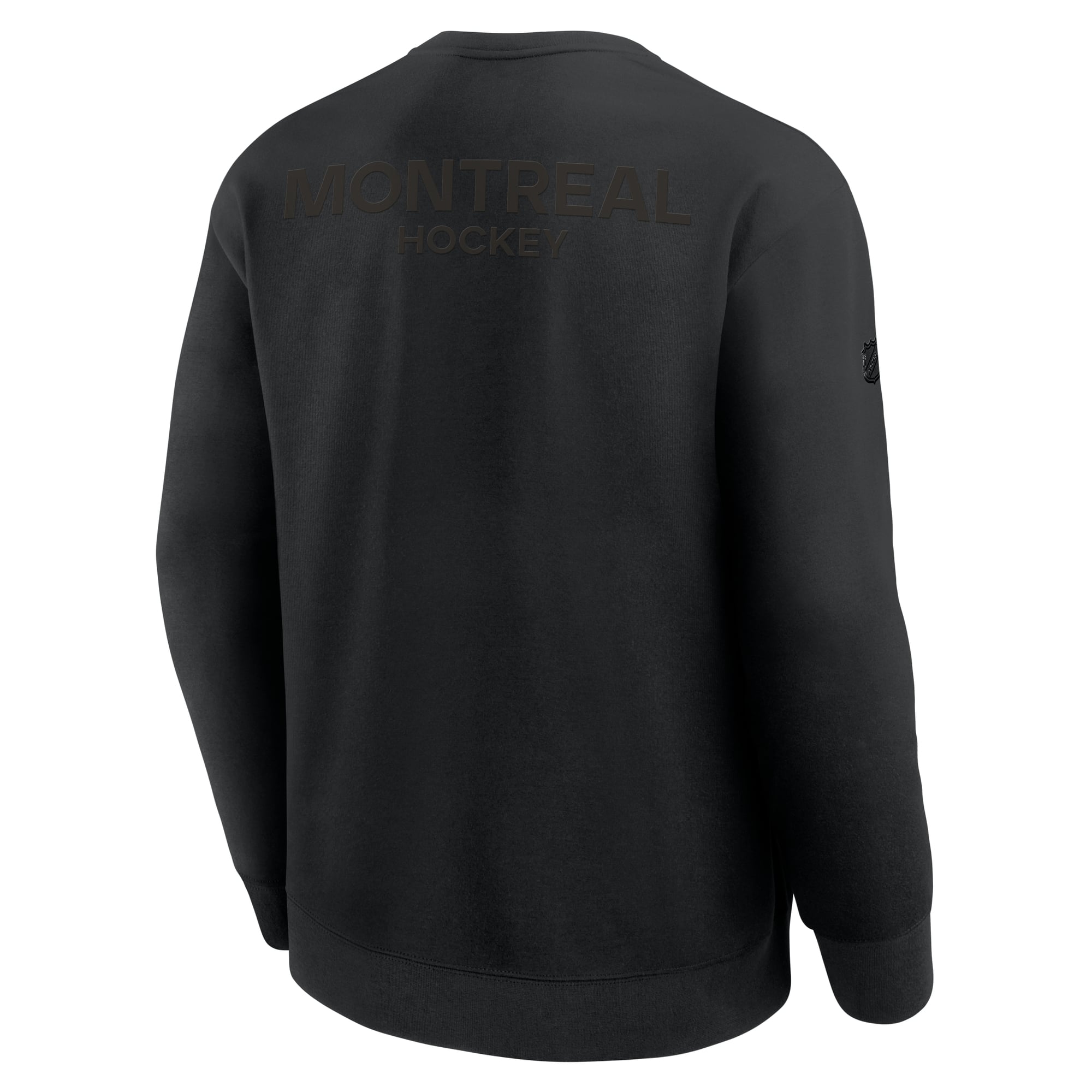 Sweat-shirt tri-mélange authentique Pro Road des Canadiens de Montréal pour homme, noir, Fanatics