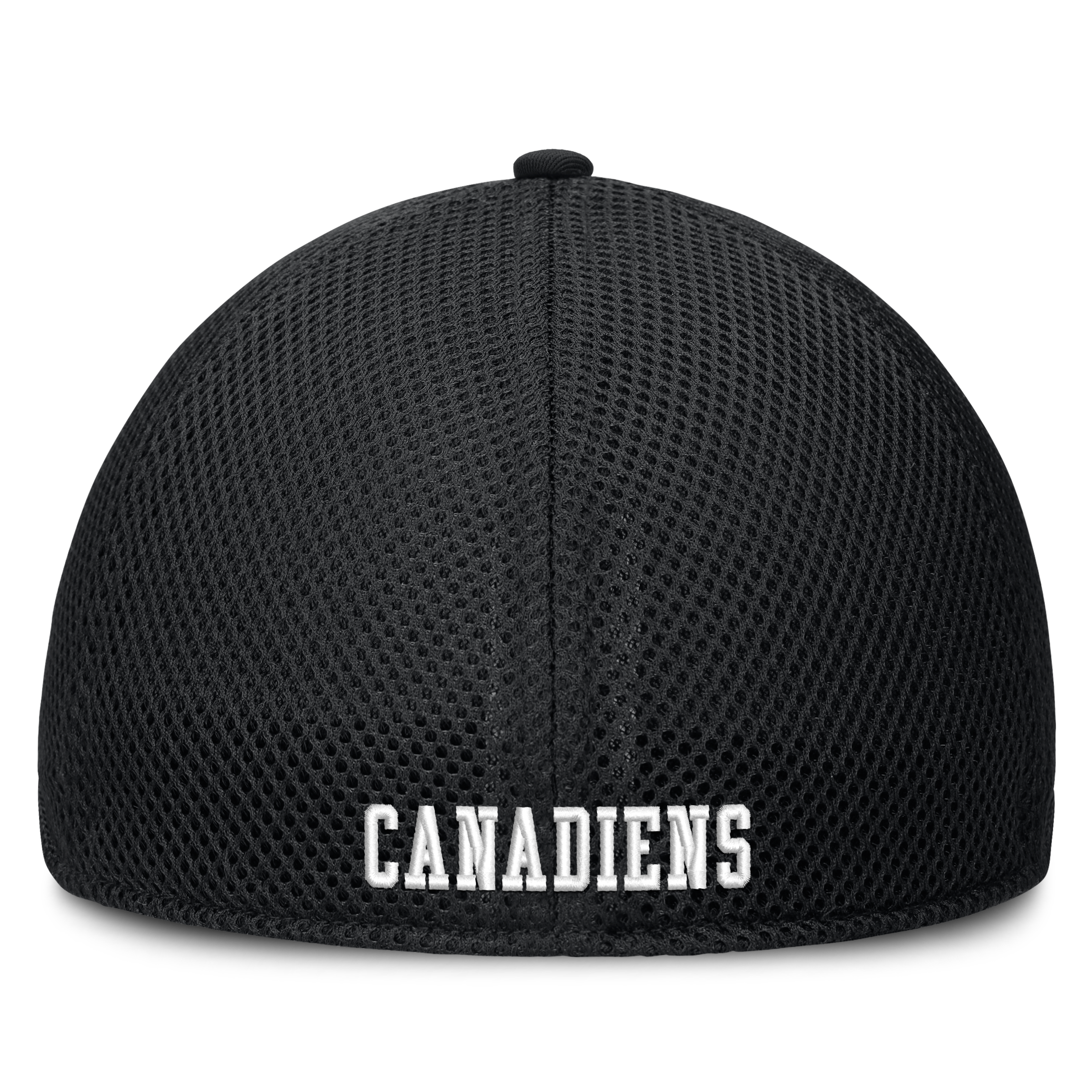 Casquette extensible à dos en maille ton sur Fanatics noire pour homme, des Canadiens de Montréal