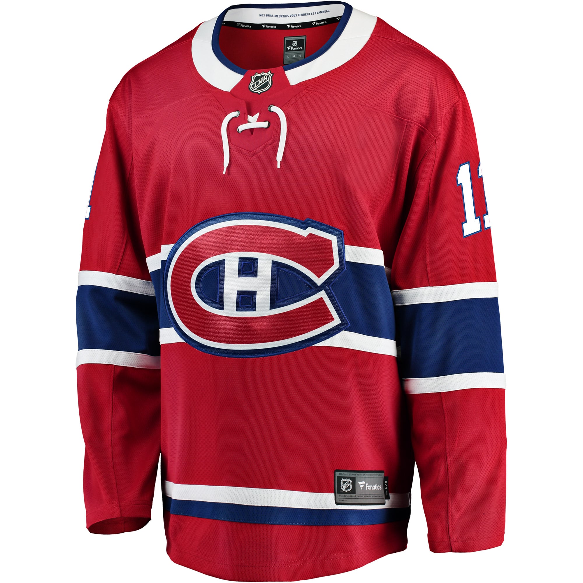 Fanatics pour hommes Brendan Gallagher Rouge Maillot de joueur échappé des Canadiens Montréal