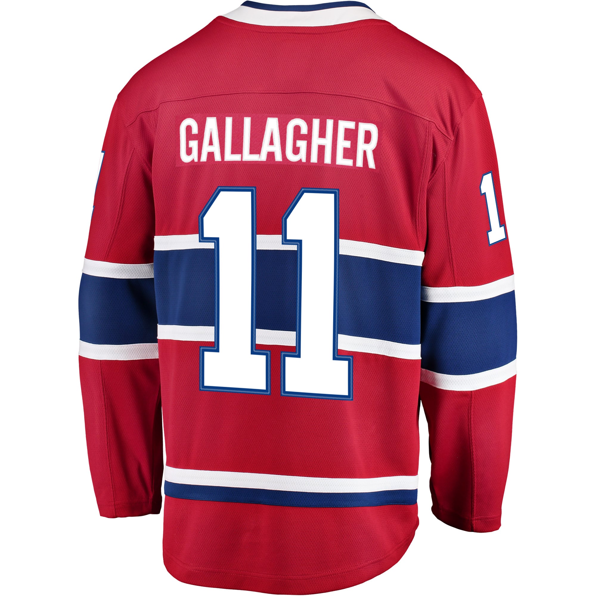 Fanatics pour hommes Brendan Gallagher Rouge Maillot de joueur échappé des Canadiens Montréal