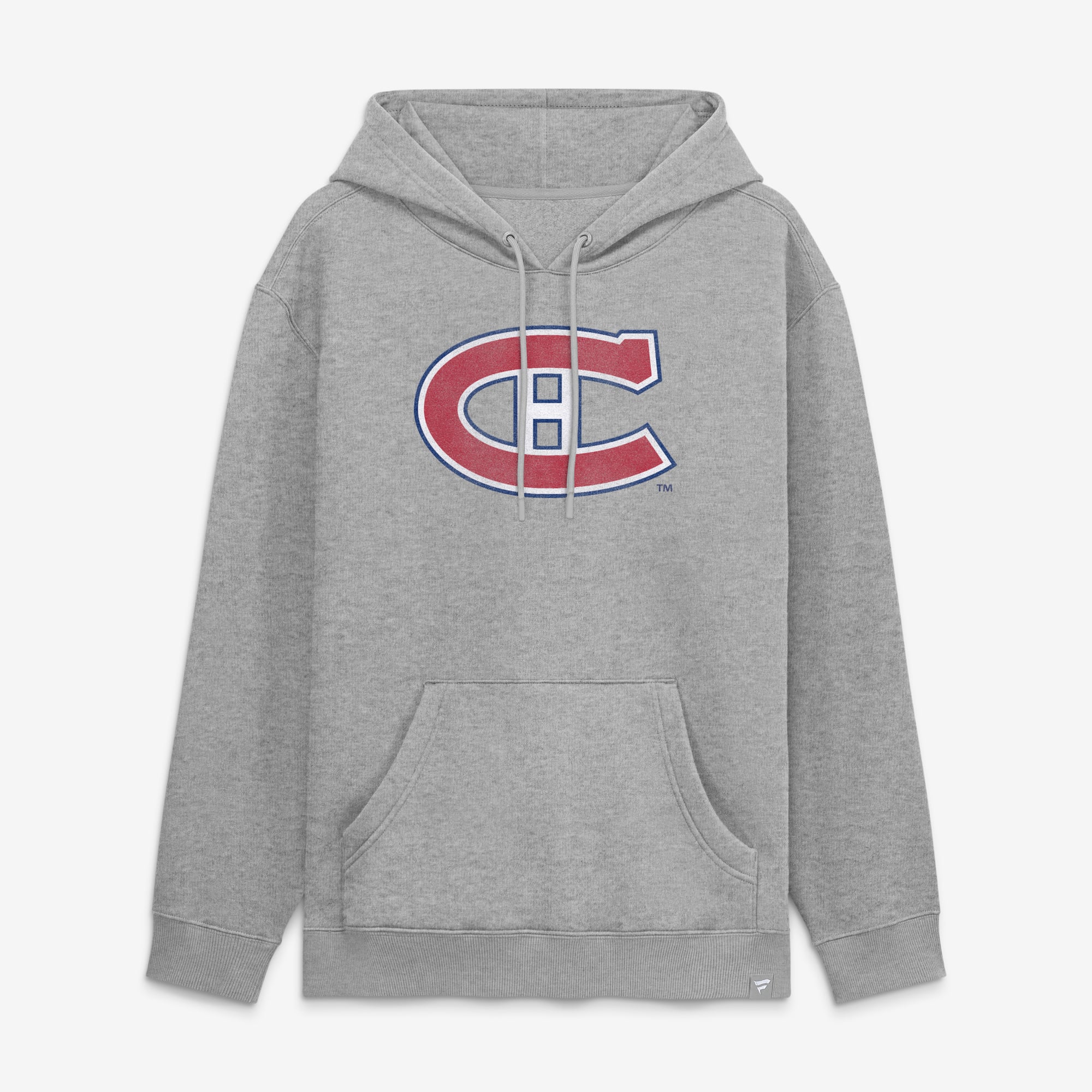 Sweat à capuche Fanatics Heather Gray pour homme, modèle Héritage des Canadiens de Montréal