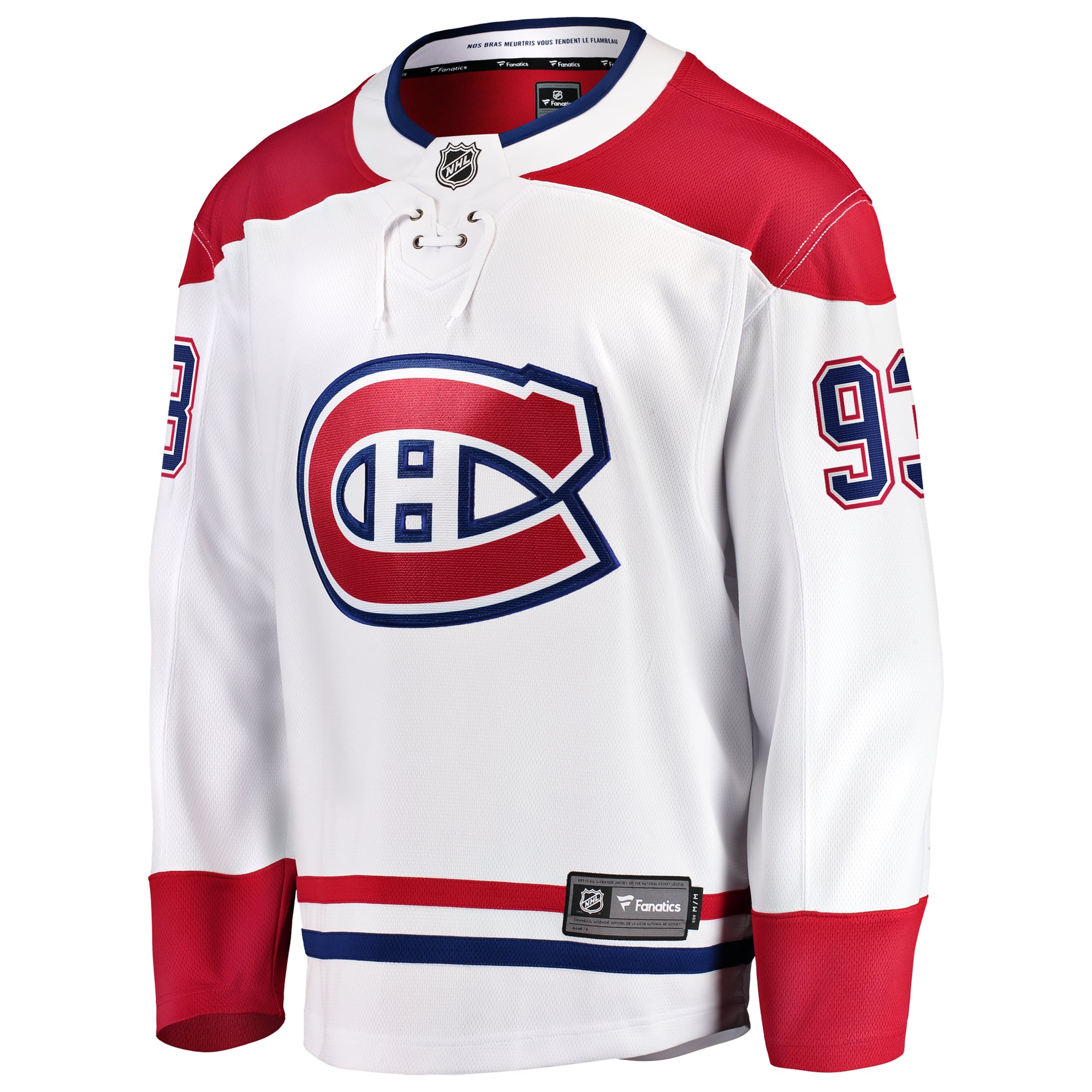Maillot extérieur blanc Ivan Demidov des Canadiens de Montréal pour homme (Fanatics)