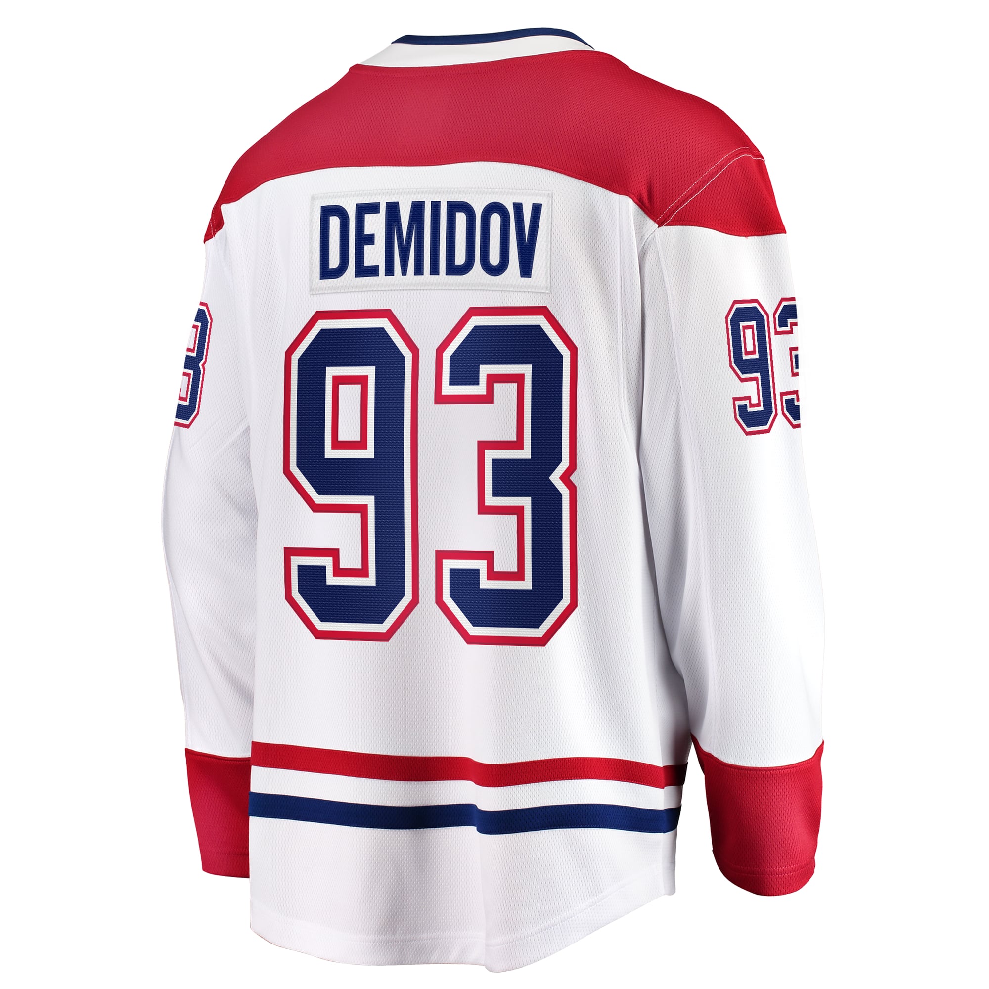 Maillot extérieur blanc Ivan Demidov des Canadiens de Montréal pour homme (Fanatics)