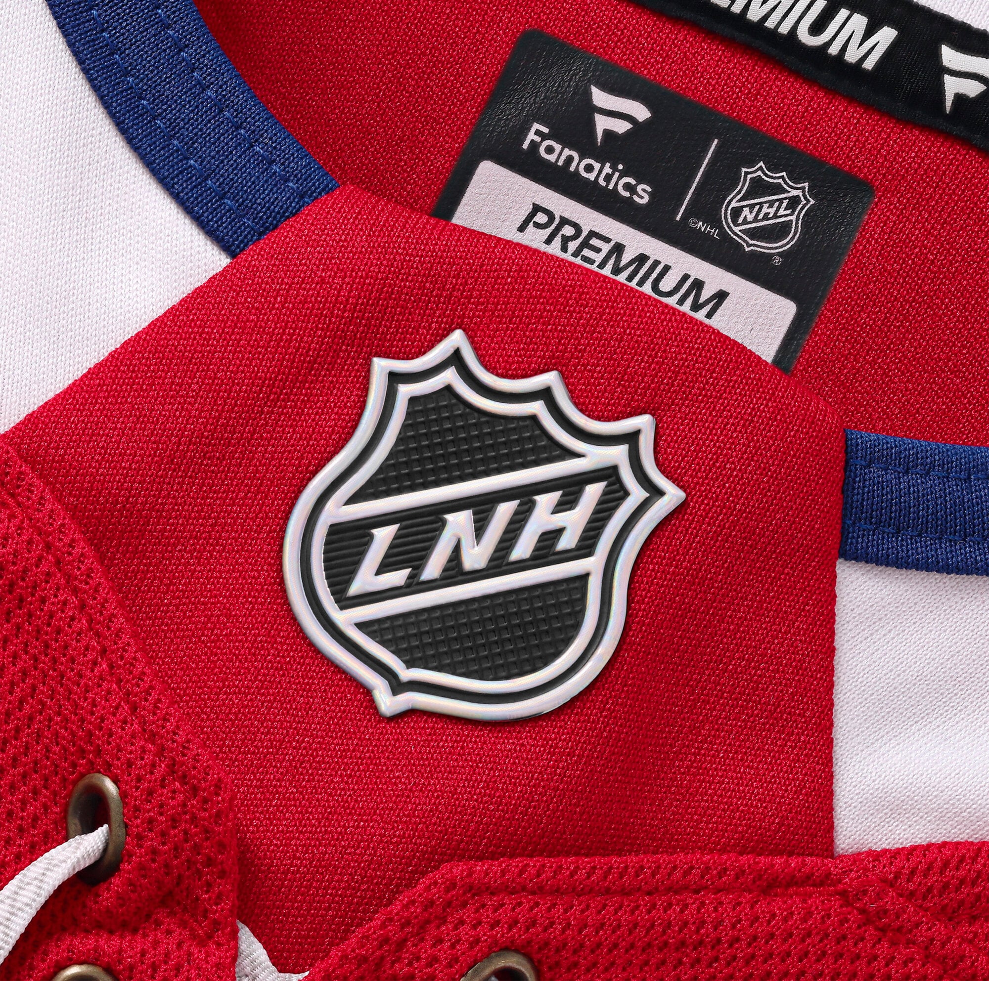 Fanatics Juraj Slafkovsky pour hommes, maillot premium rouge des Canadiens de Montréal