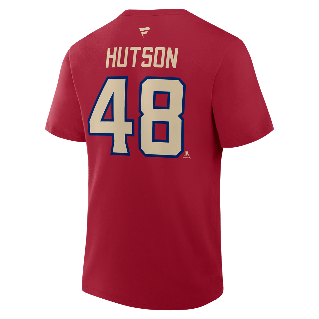 Men's Montreal Canadiens Lane Hutson Fanatics Red 2026 NHL Heritage ...