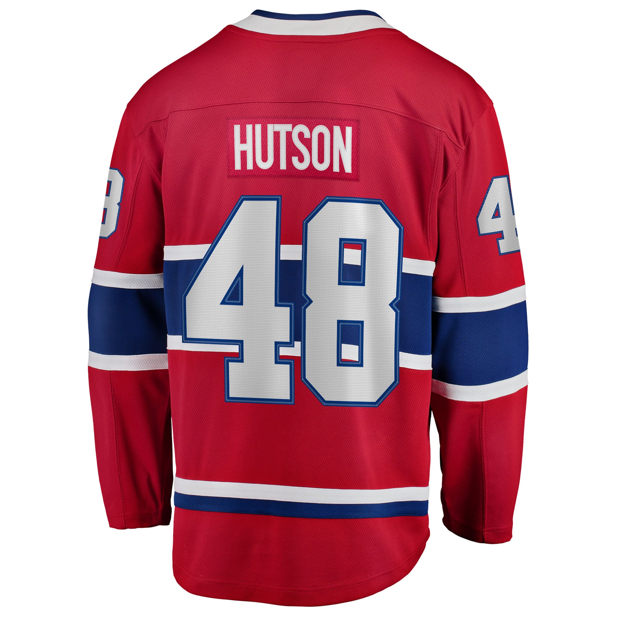 Maillot rouge Lane Hutson des Canadiens de Montréal à domicile pour hommes Fanatics