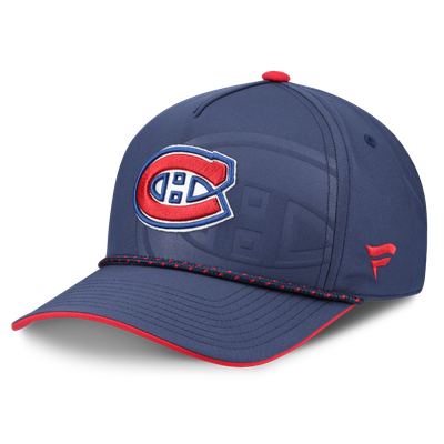 Casquette ajustable à corde du repêchage 2026 des Canadiens de Montréal (Fanatics) - Bleu marine