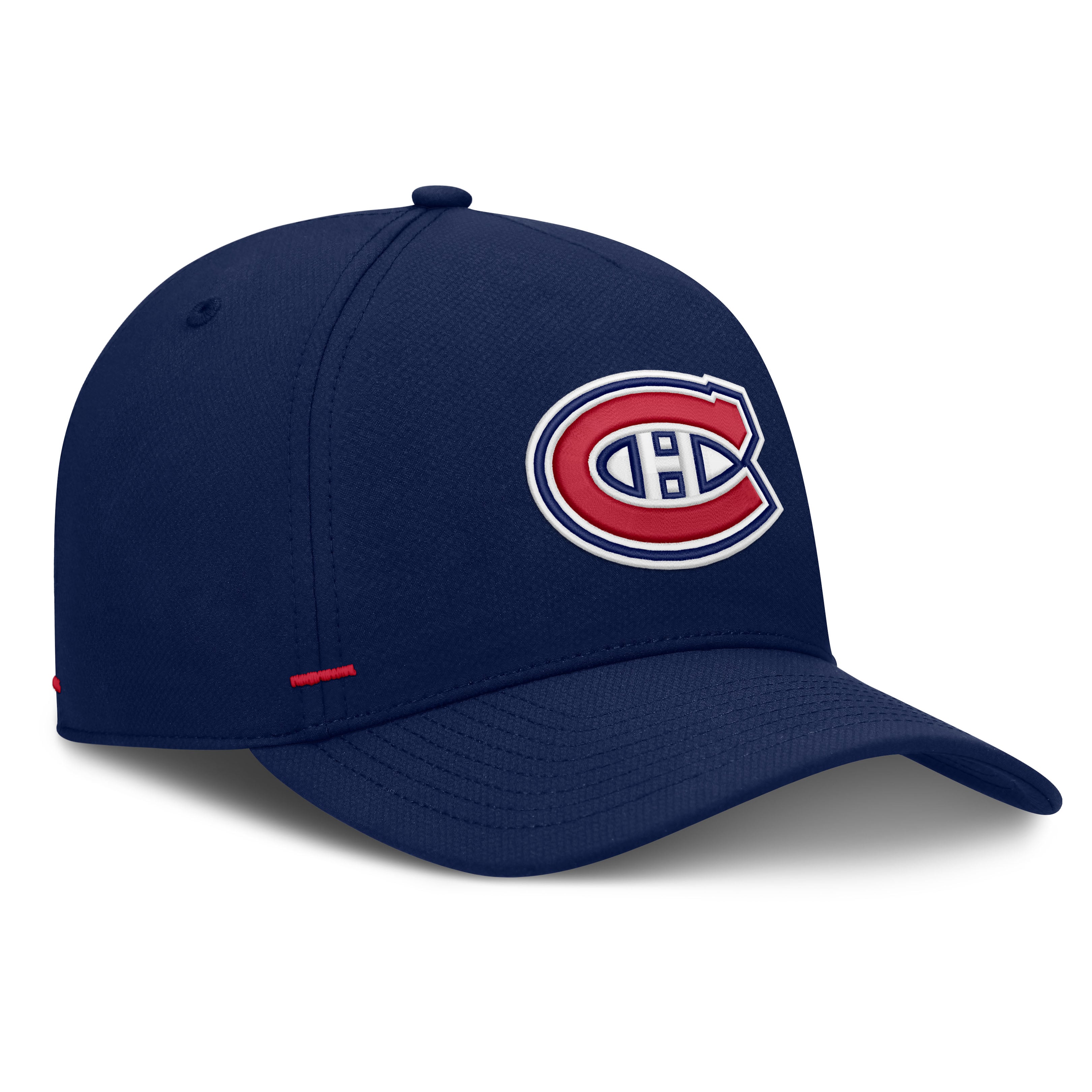Men's Fanatics Navy Montreal Canadiens Authentic Pro Rink Bar Tacks A-Frame Adjustable Hat