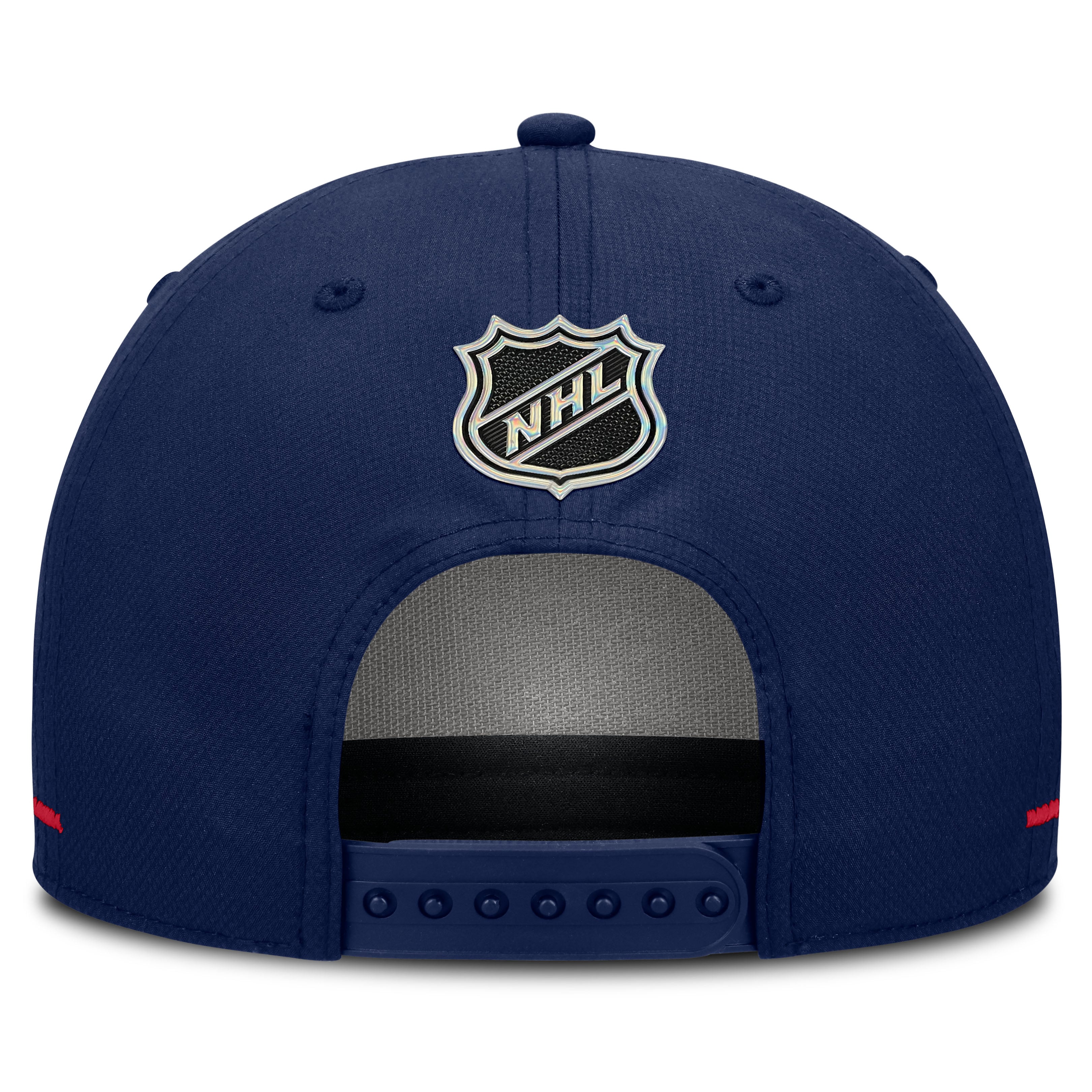 Men's Fanatics Navy Montreal Canadiens Authentic Pro Rink Bar Tacks A-Frame Adjustable Hat