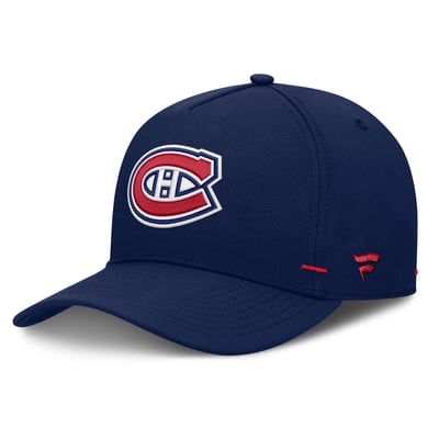 Casquette ajustable Fanatics Authentic Pro Rink Bar Tacks des Canadiens de Montréal - Bleu marine