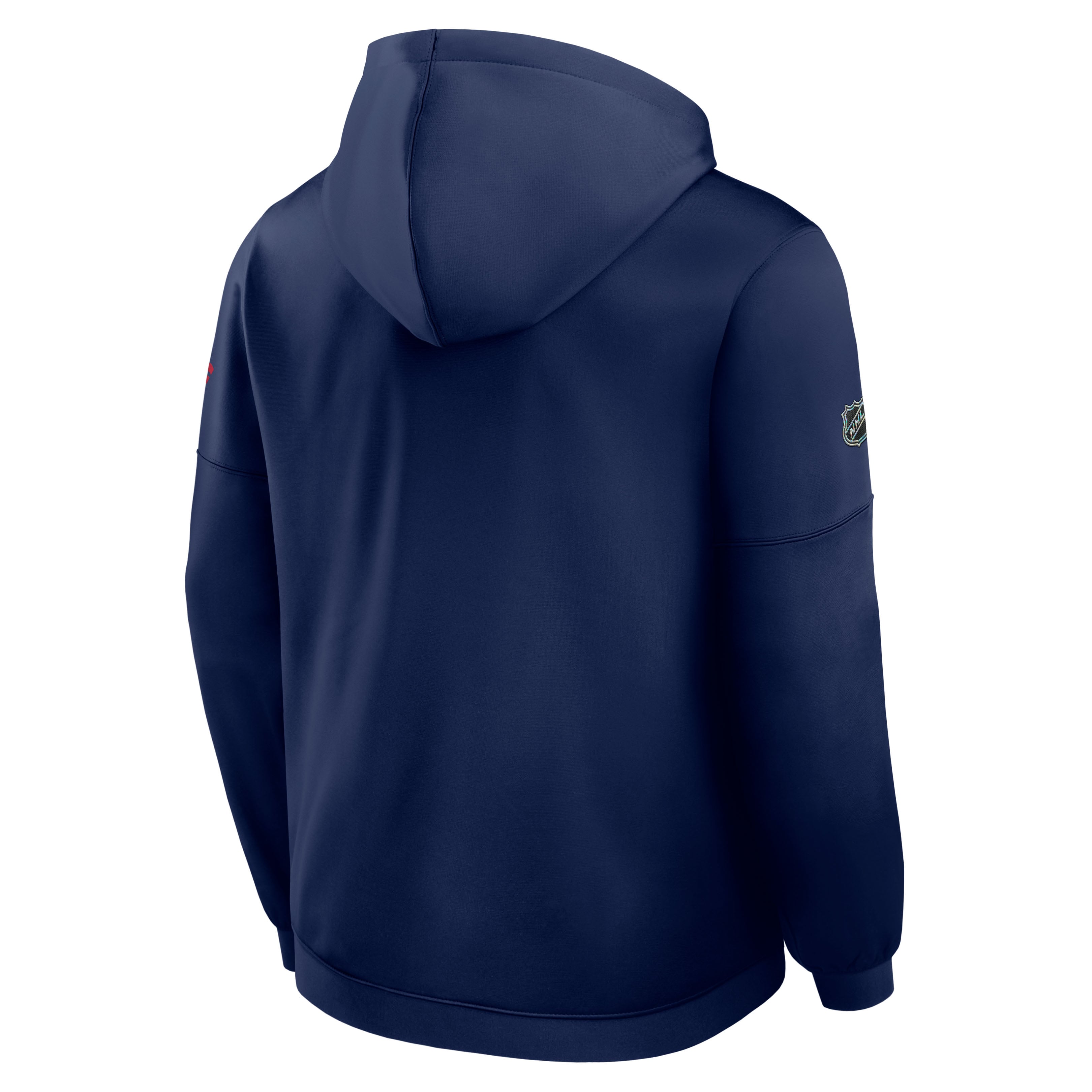 Sweat à capuche polaire authentique Pro Rink Fanatics bleu marine pour homme, des Canadiens de Montréal