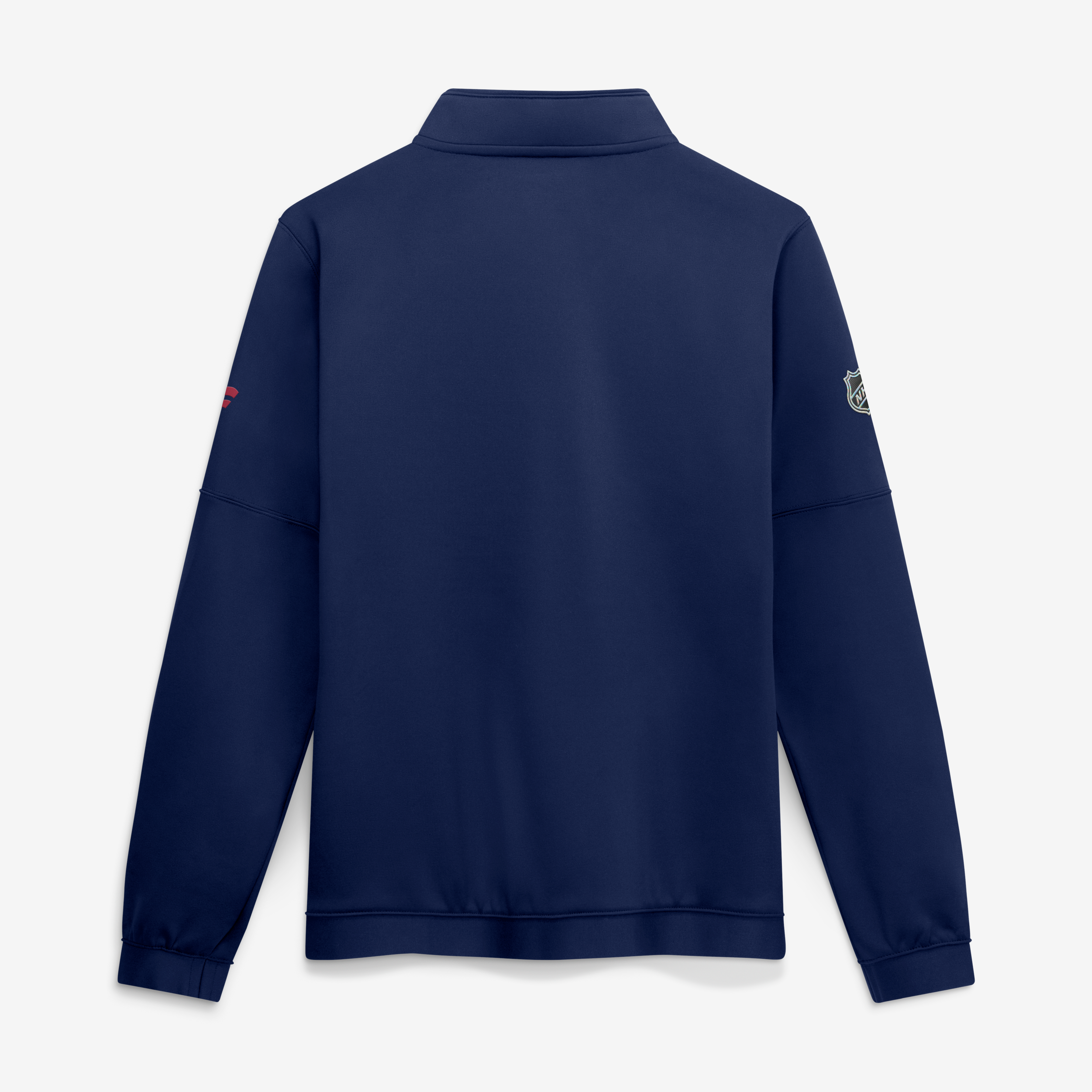 Men's Fanatics Navy Montreal Canadiens Authentic Pro Rink Fleece Quarter-Zip Pullover