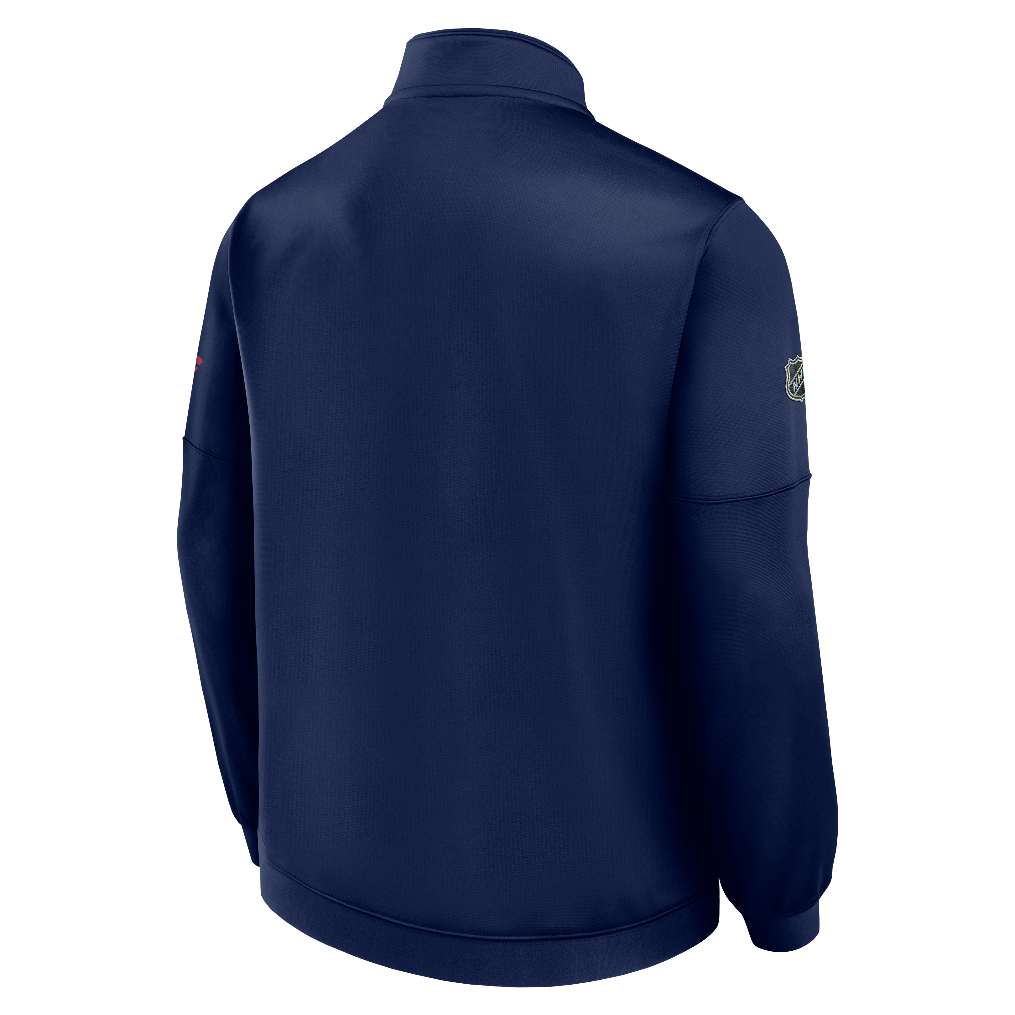 Men's Fanatics Navy Montreal Canadiens Authentic Pro Rink Fleece Quarter-Zip Pullover