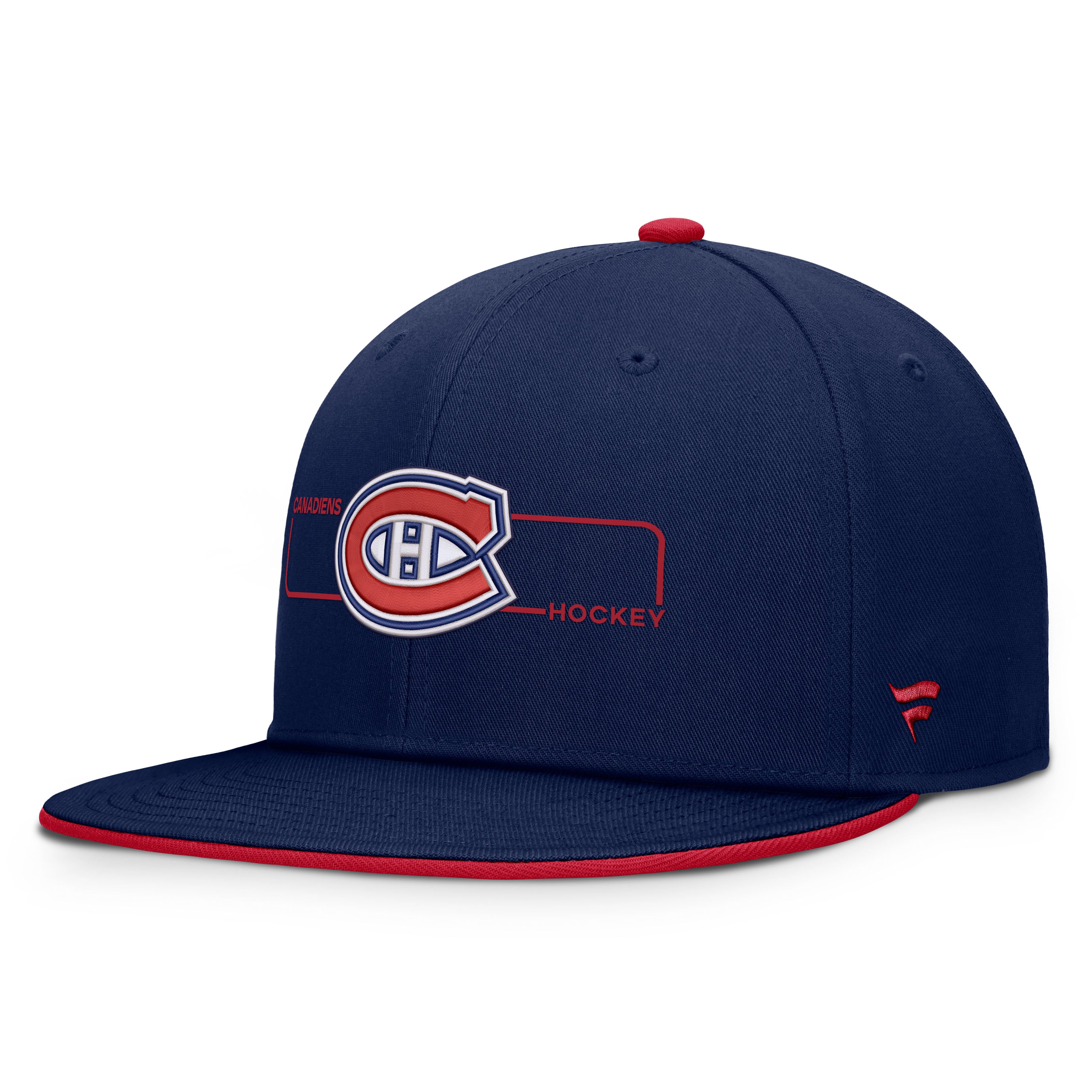 Casquette authentique Pro Rink Fanatics bleu marine pour homme