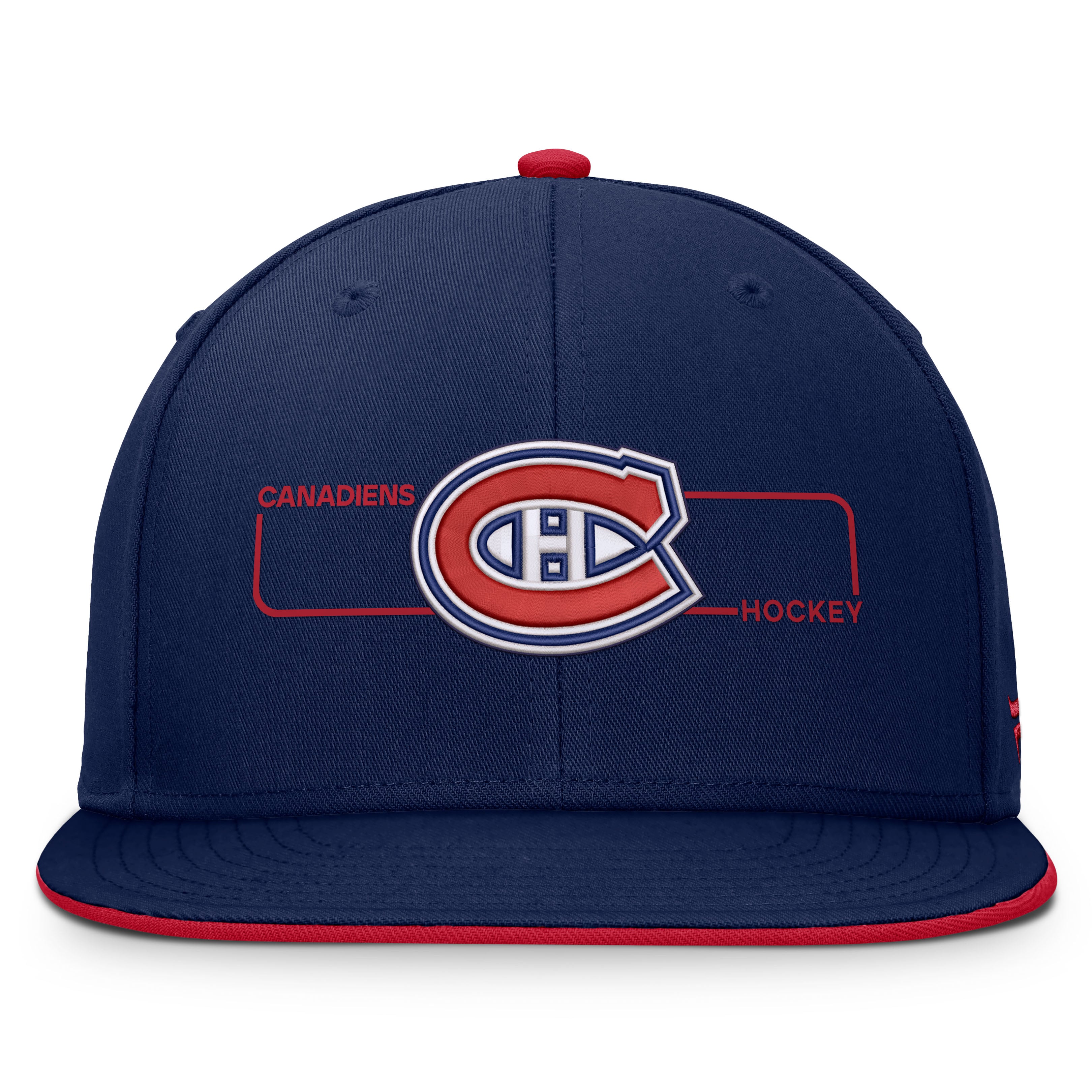 Casquette authentique Pro Rink Fanatics bleu marine pour homme