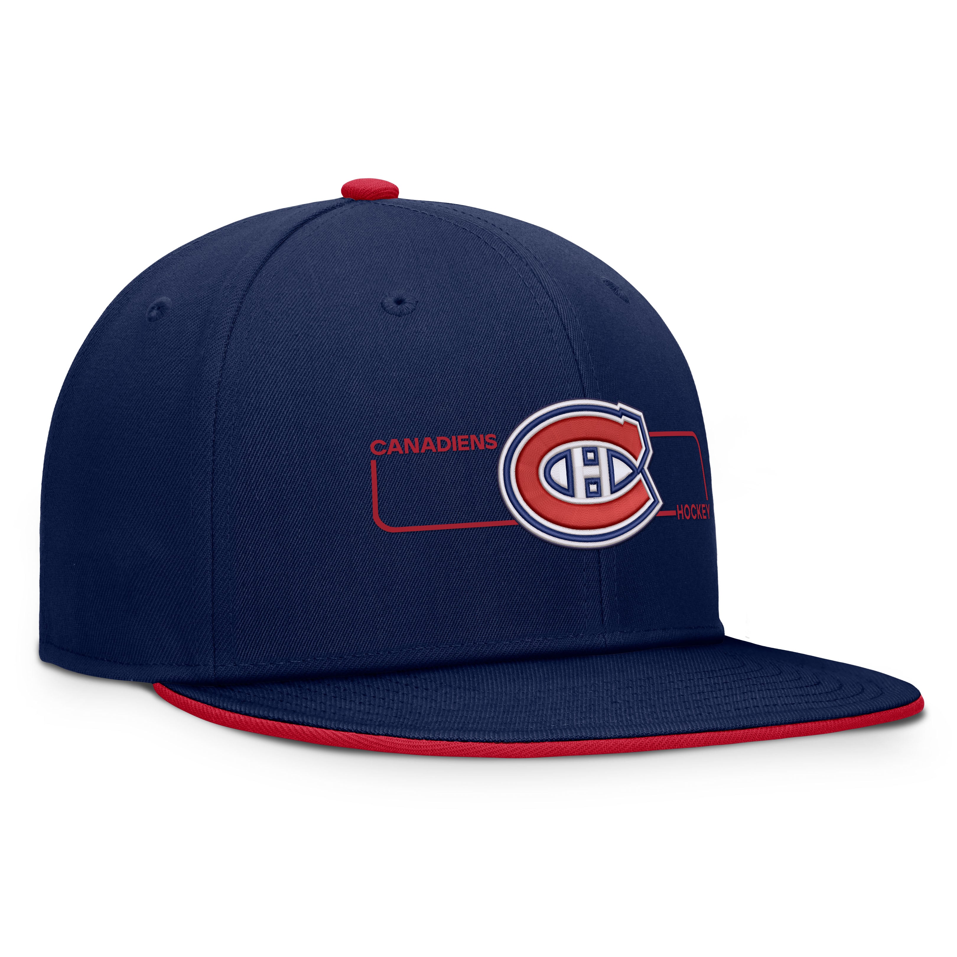 Casquette authentique Pro Rink Fanatics bleu marine pour homme