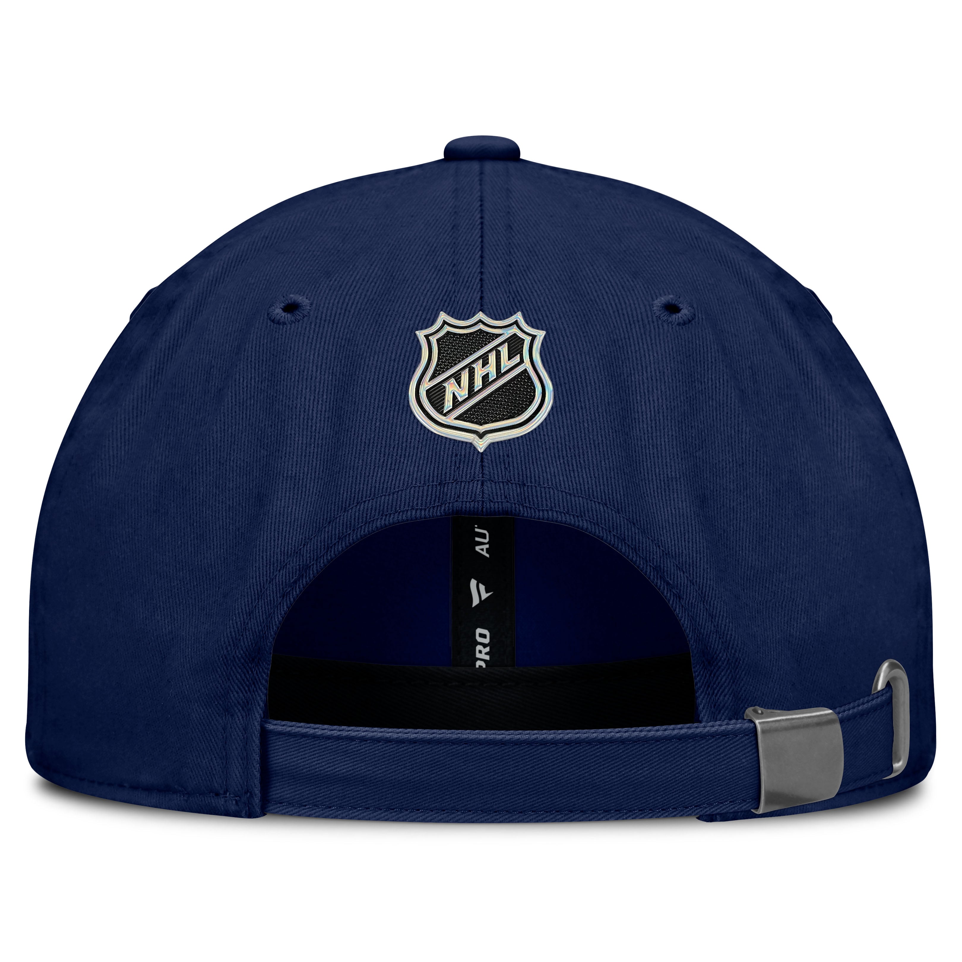 Casquette Fanatics bleu marine authentique des Canadiens de Montréal, modèle Pro Rink Soft Wash, ajustable