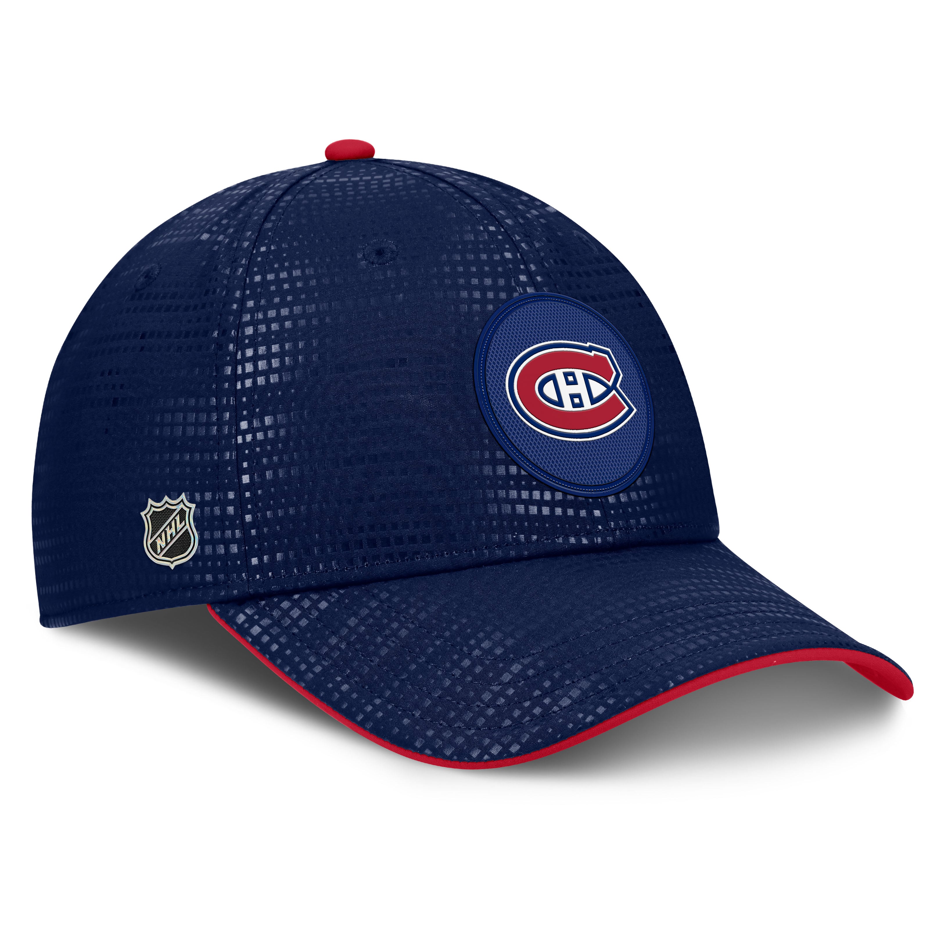 Men's Fanatics Navy Montreal Canadiens Authentic Pro Rink Stretch Fit Hat
