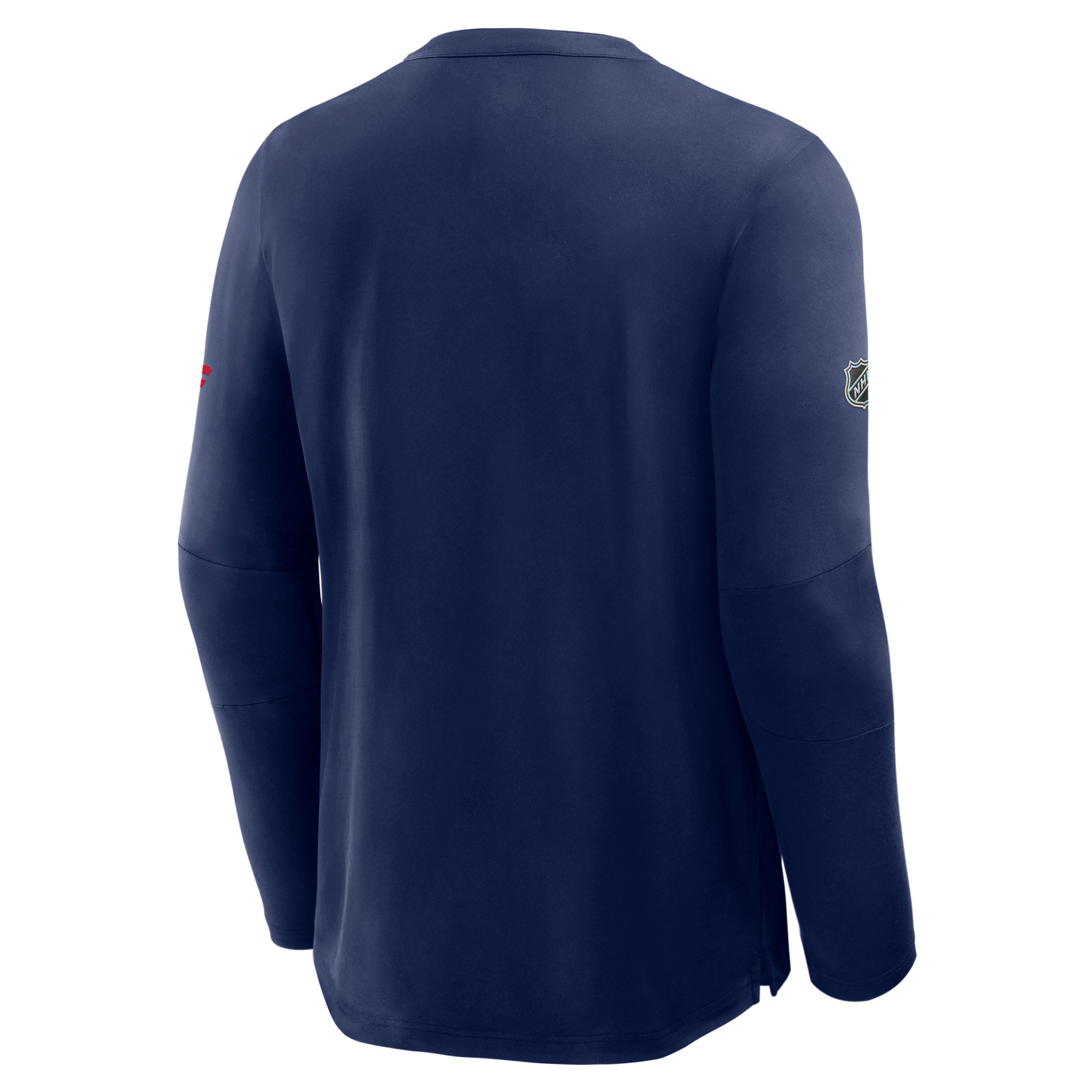 Men's Fanatics Navy Montreal Canadiens Authentic Pro Rink Tech Long Sleeve T-Shirt