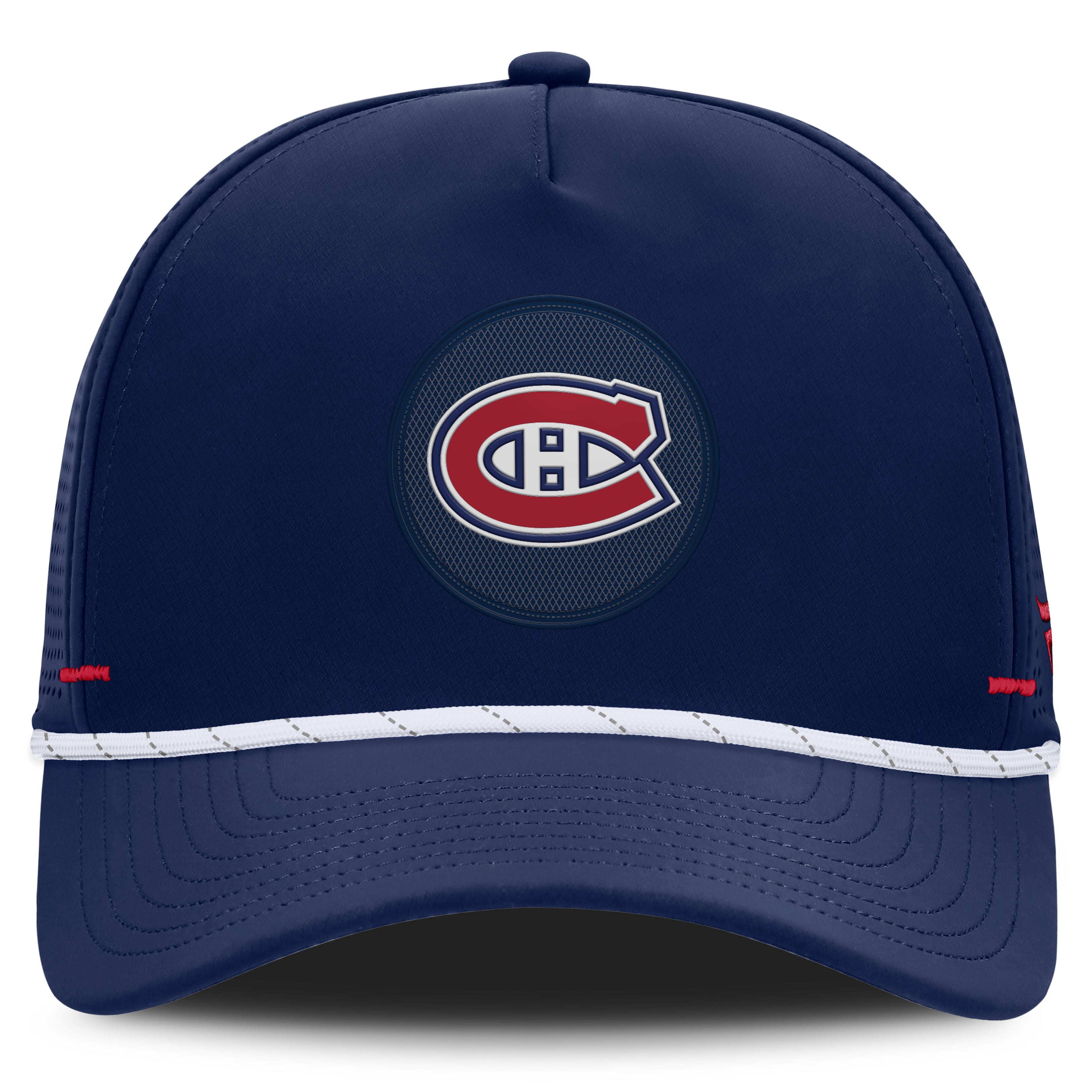 Men's Fanatics Navy Montreal Canadiens Authentic Pro Rink Vented A-Frame Adjustable Hat
