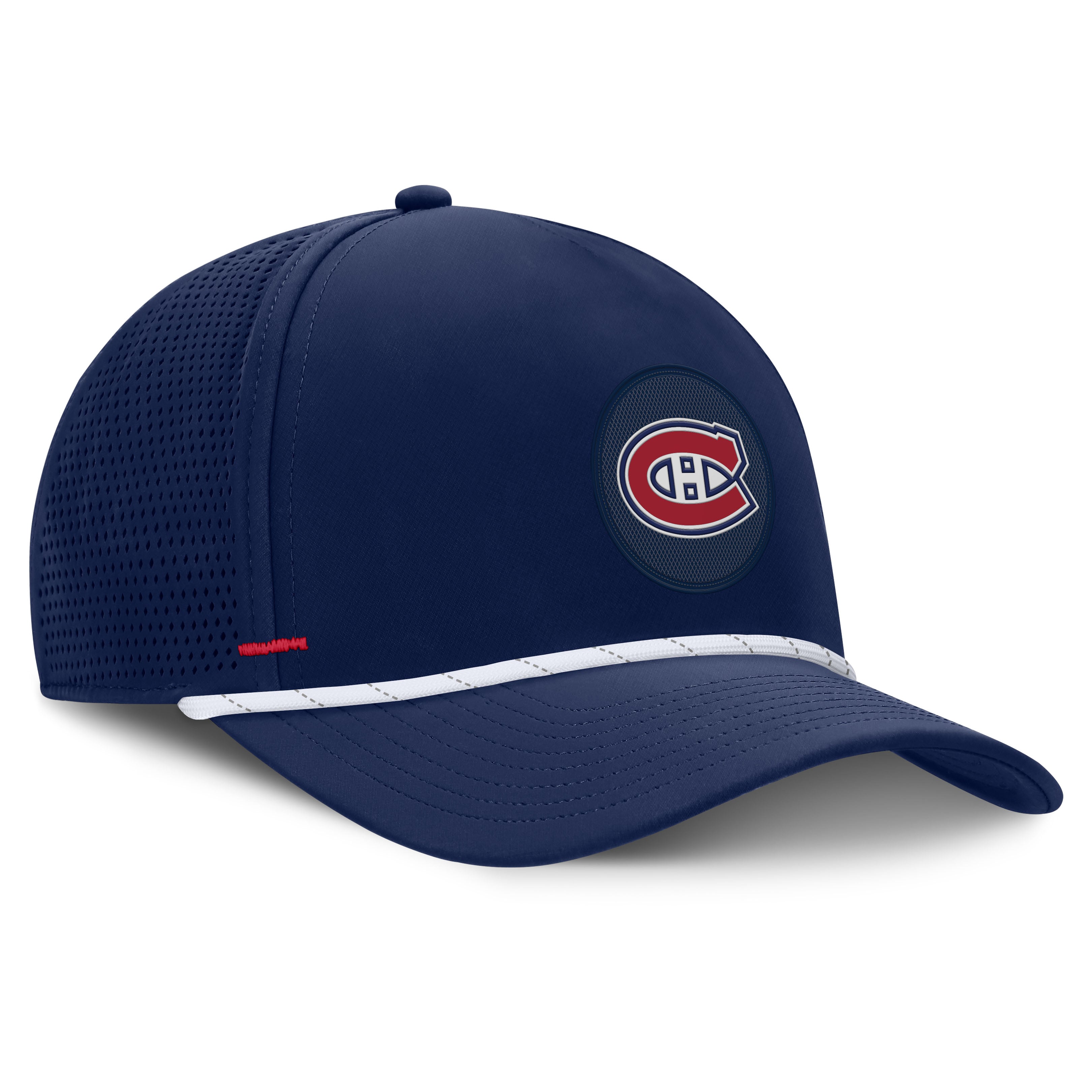 Men's Fanatics Navy Montreal Canadiens Authentic Pro Rink Vented A-Frame Adjustable Hat