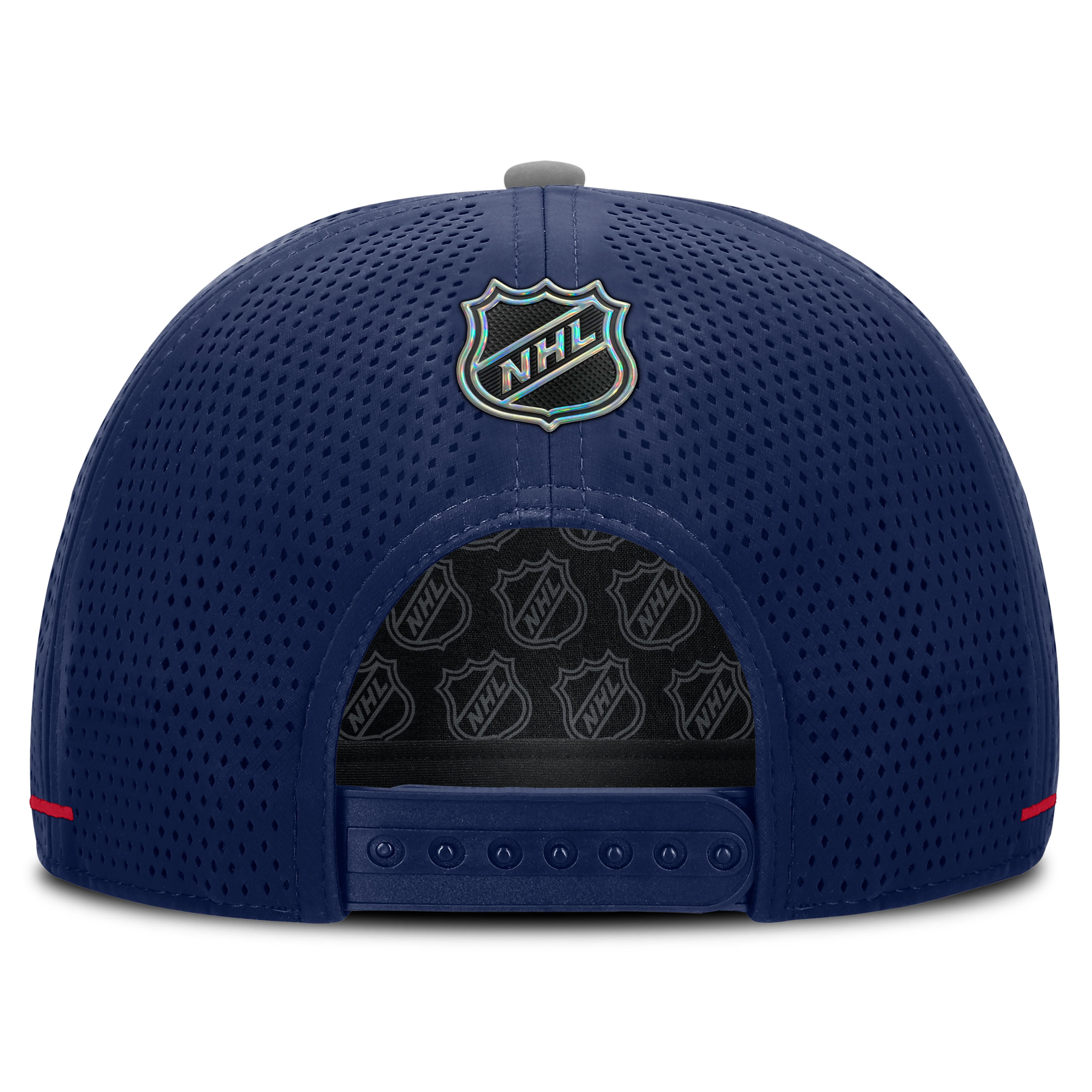 Men's Fanatics Navy Montreal Canadiens Authentic Pro Rink Vented A-Frame Adjustable Hat