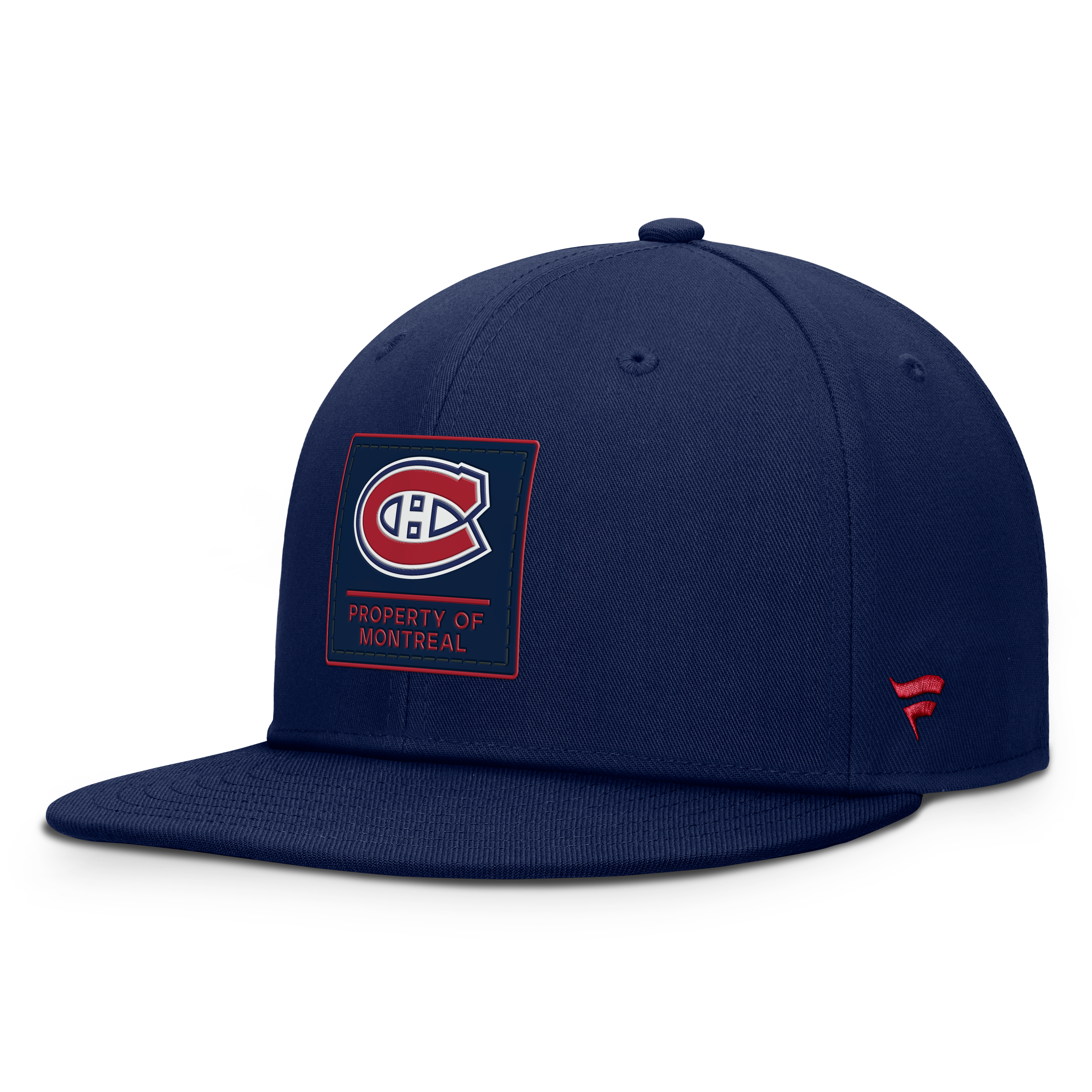 Men's Fanatics Navy Montreal Canadiens Authentic Pro Train Snapback Hat