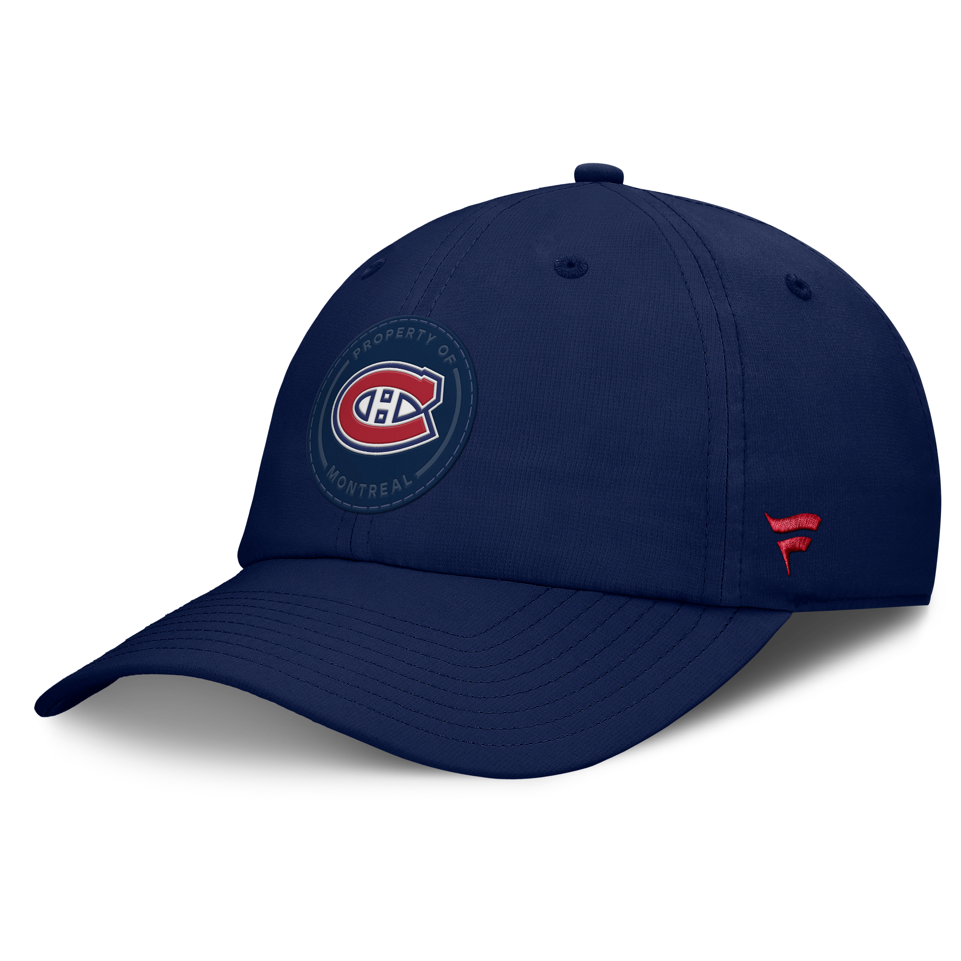 Men's Fanatics Navy Montreal Canadiens Authentic Pro Train Unstructured Adjustable Hat