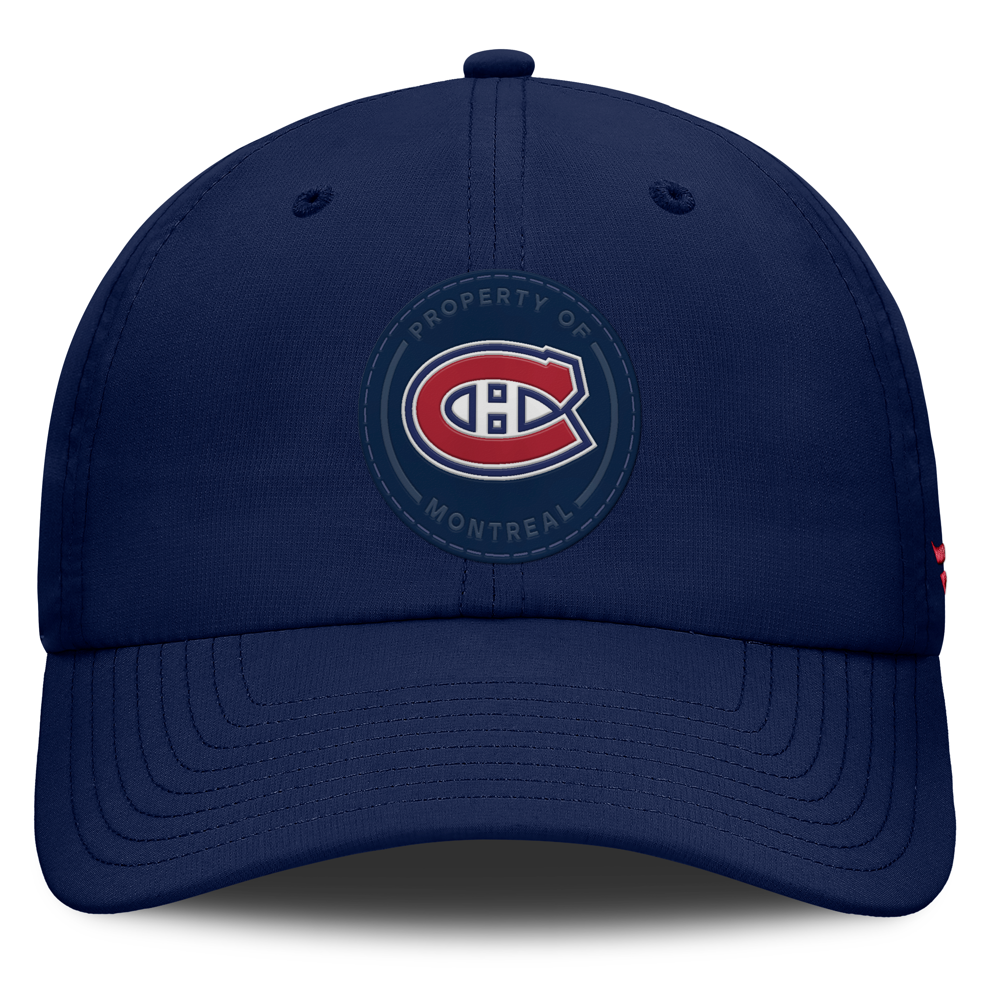 Men's Fanatics Navy Montreal Canadiens Authentic Pro Train Unstructured Adjustable Hat