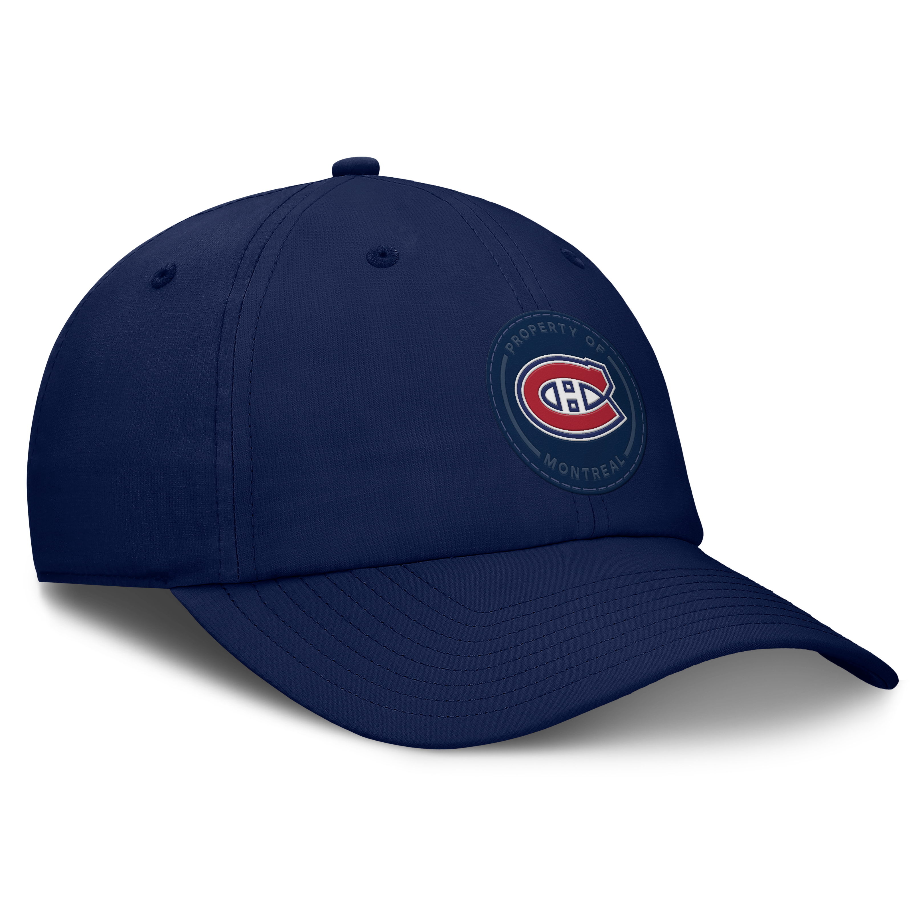 Men's Fanatics Navy Montreal Canadiens Authentic Pro Train Unstructured Adjustable Hat