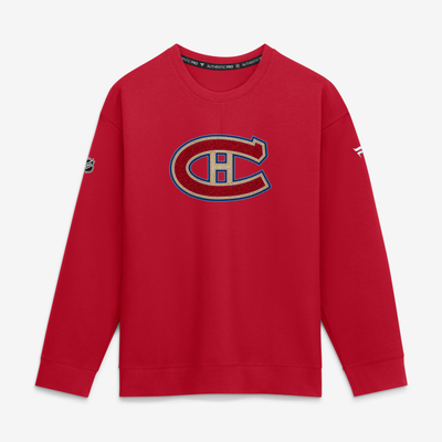 Men's Montreal Canadiens  Fanatics Red 2026 NHL Heritage Classic Authentic Pro Tri-Blend Fleece Sweatshirt