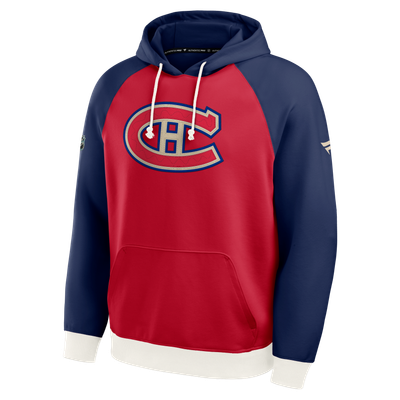 Men's Montreal Canadiens  Fanatics Red 2026 NHL Heritage Classic Authentic Pro Tri-Blend Knit Hoodie