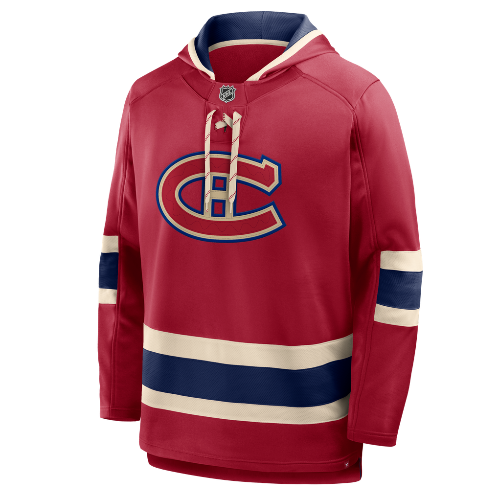 Men's Montreal Canadiens Fanatics Red 2026 NHL Heritage Classic Lace ...