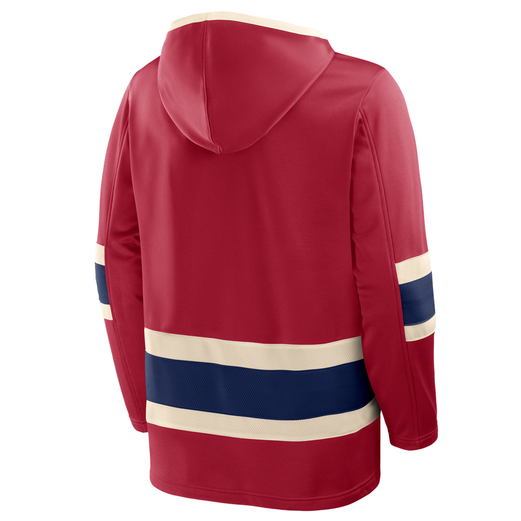 Men's Montreal Canadiens Fanatics Red 2026 NHL Heritage Classic Lace ...
