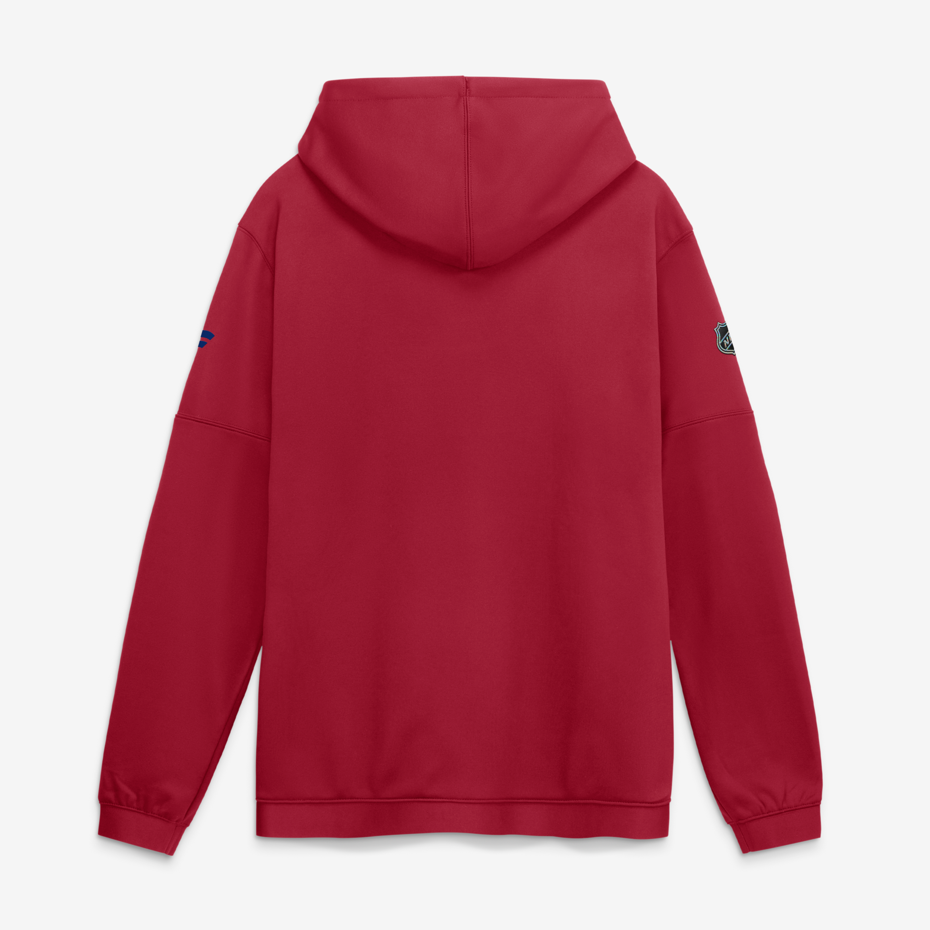 Pull-over en polaire authentique Pro Rink rouge Fanatics pour homme