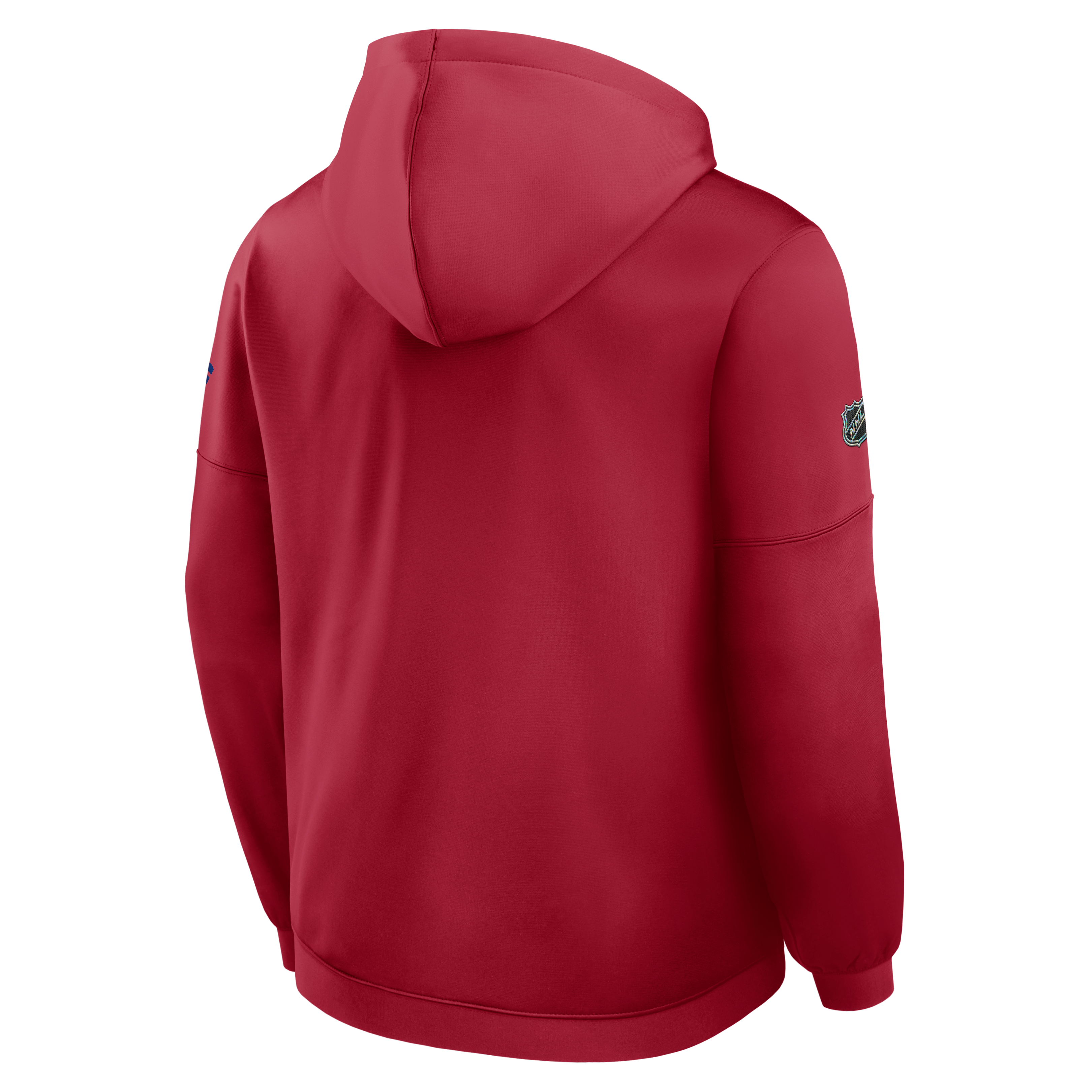 Pull-over en polaire authentique Pro Rink rouge Fanatics pour homme