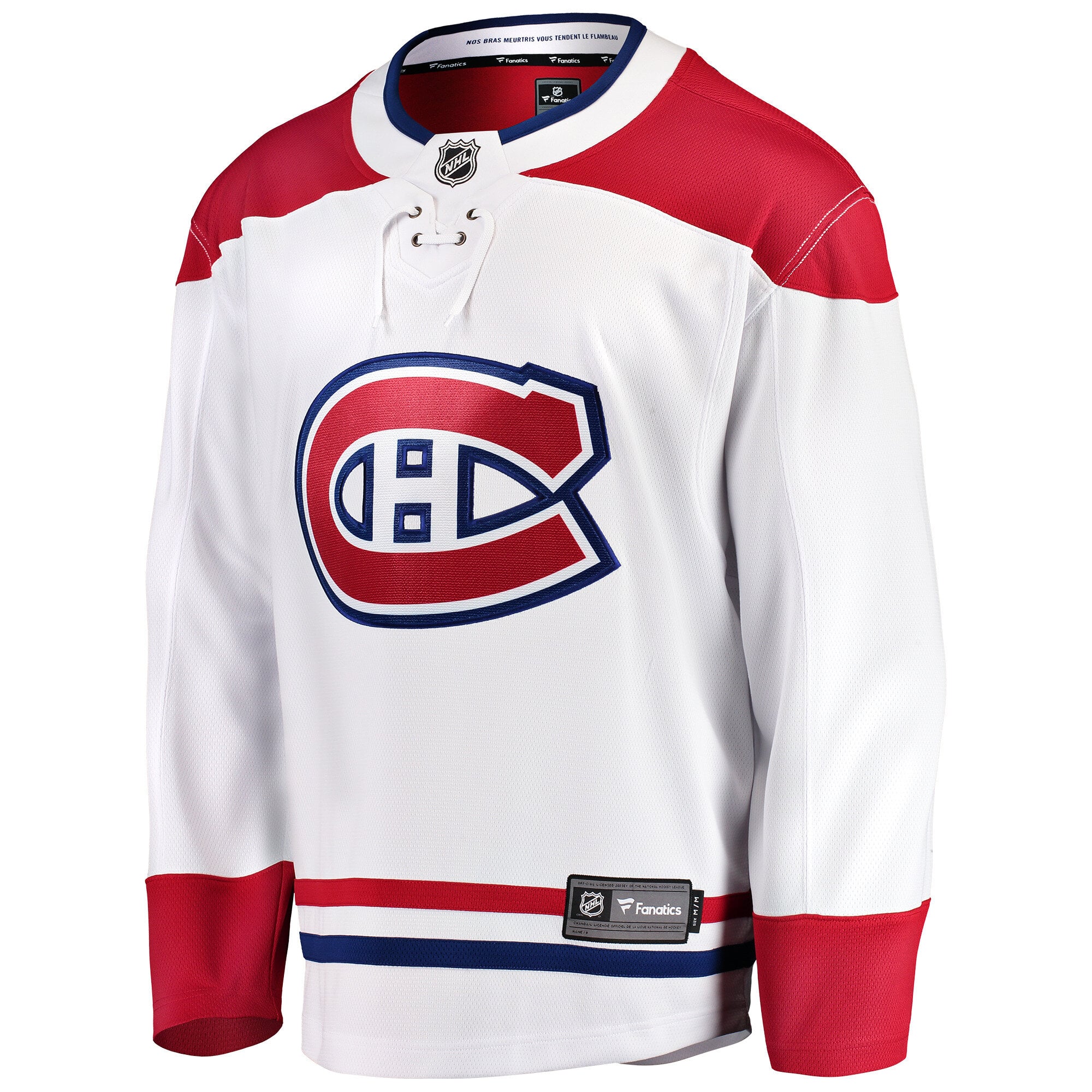 Maillot extérieur blanc des Canadiens de Montréal pour homme (Fanatics)